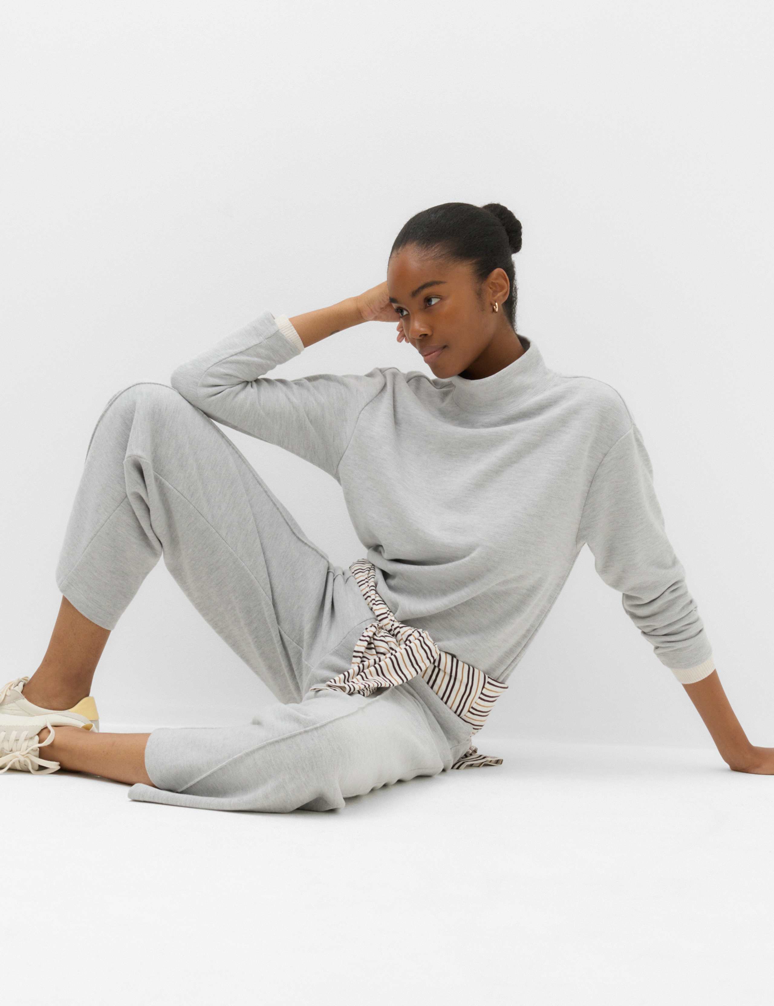 Cotton Rich Cosy Funnel Neck Top 6 of 7