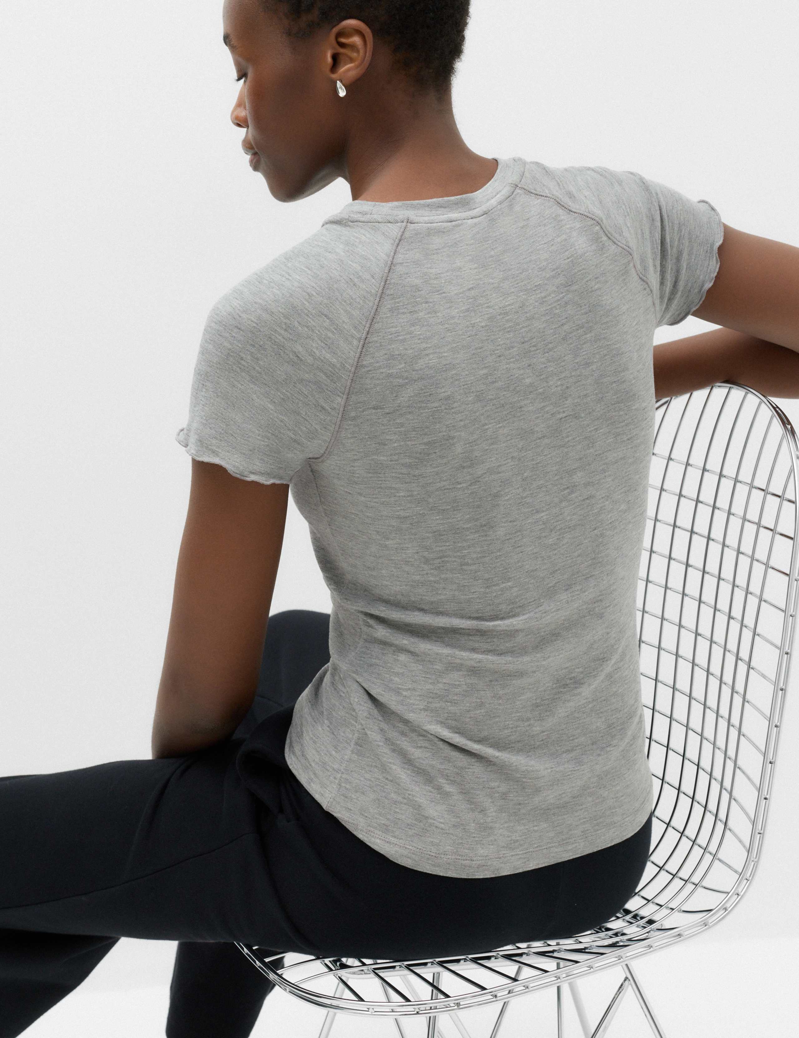 Short Sleeve Lettuce Edge T-Shirt 4 of 5