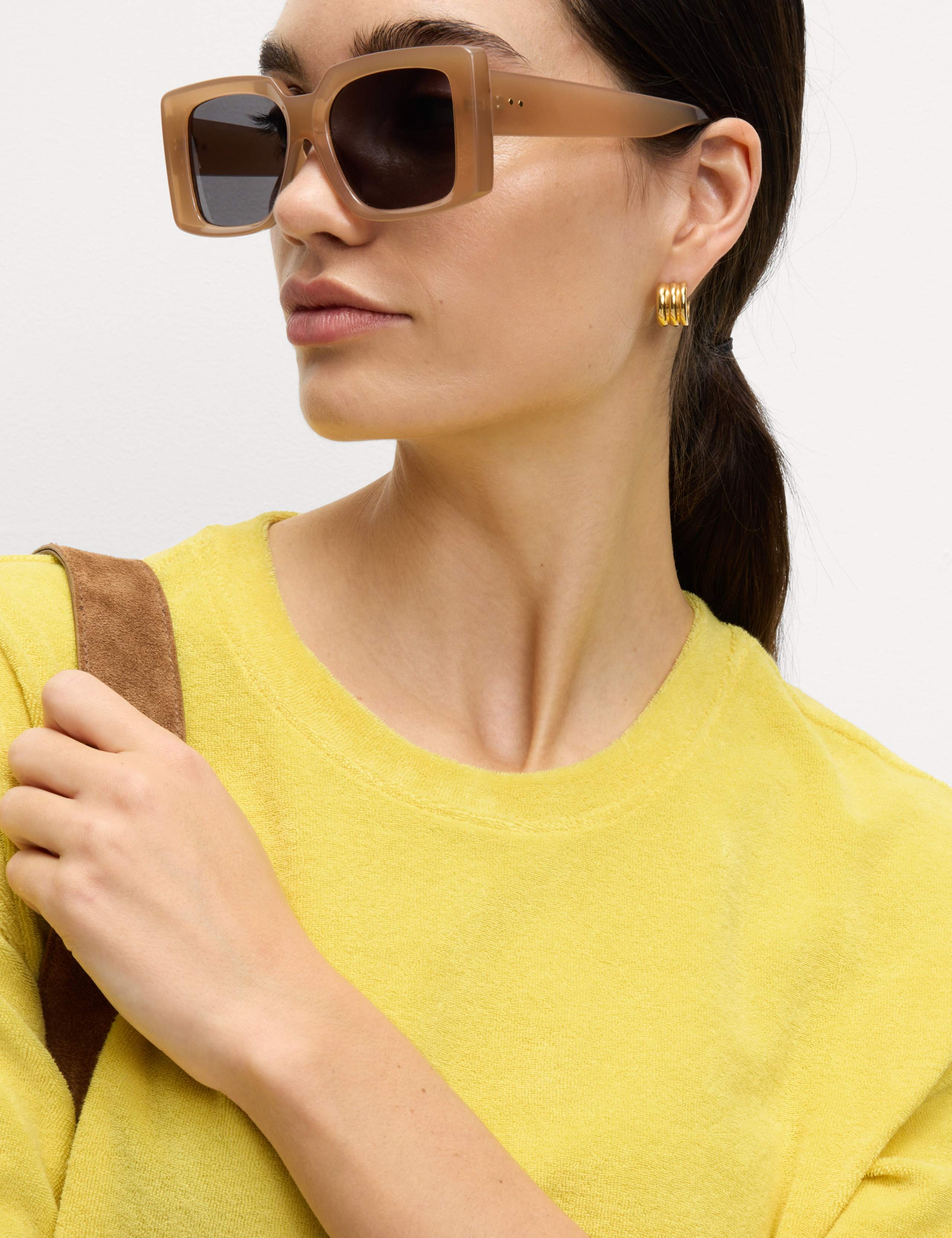 Cotton Rich Towelling Cropped Top 4 of 6