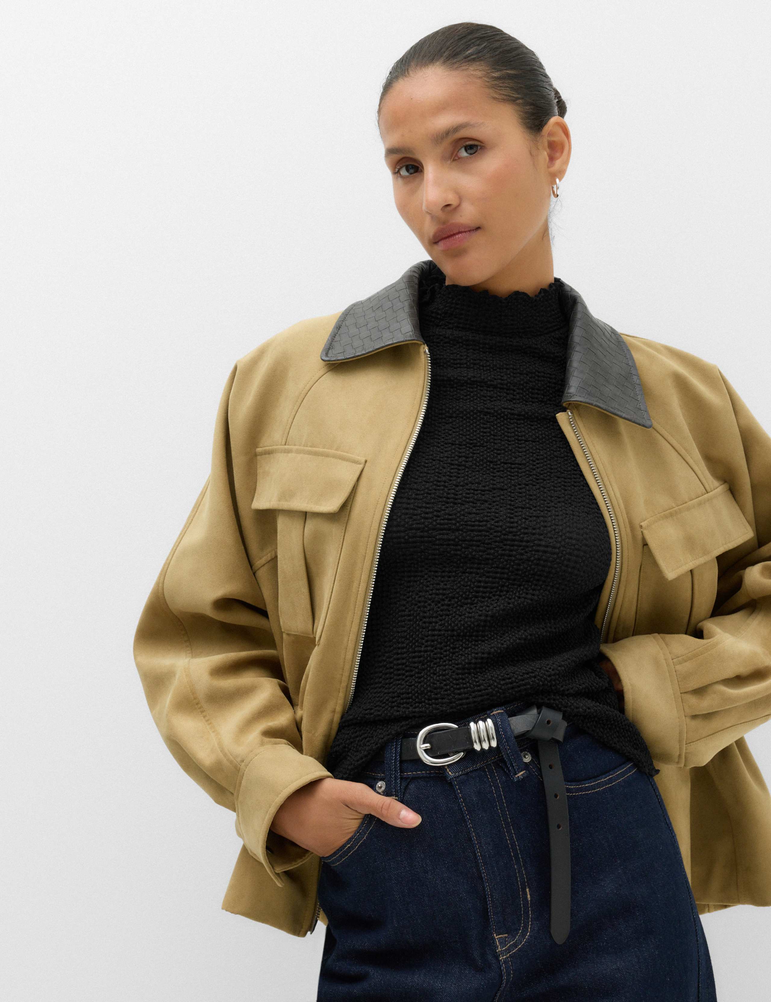 Textured High Neck Top 4 of 6