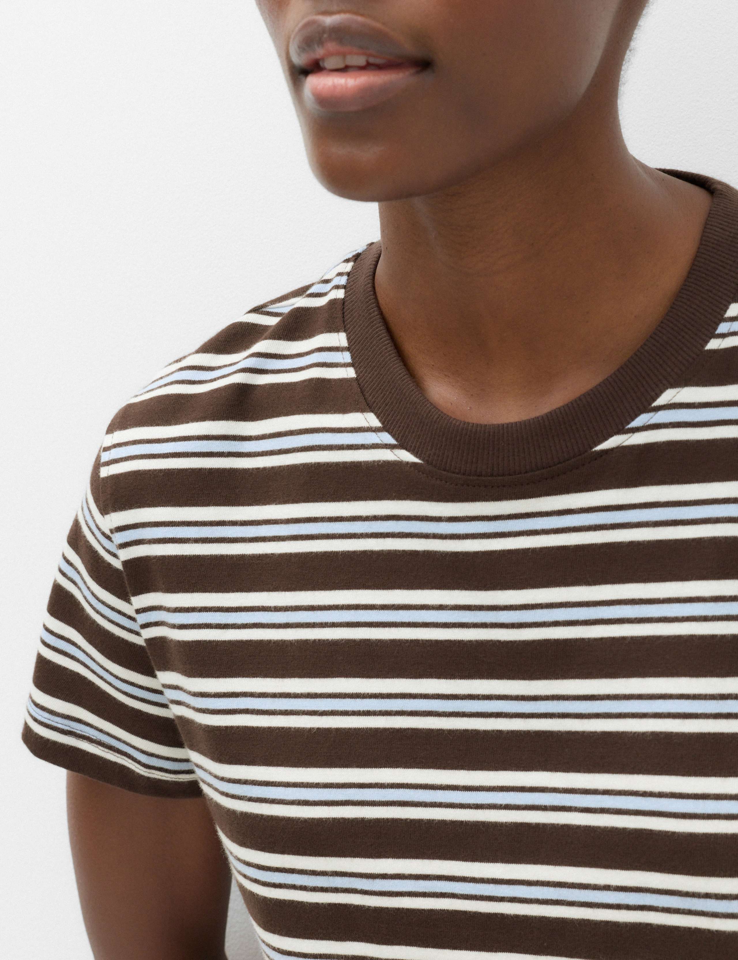 Pure Cotton Striped T-Shirt 3 of 5