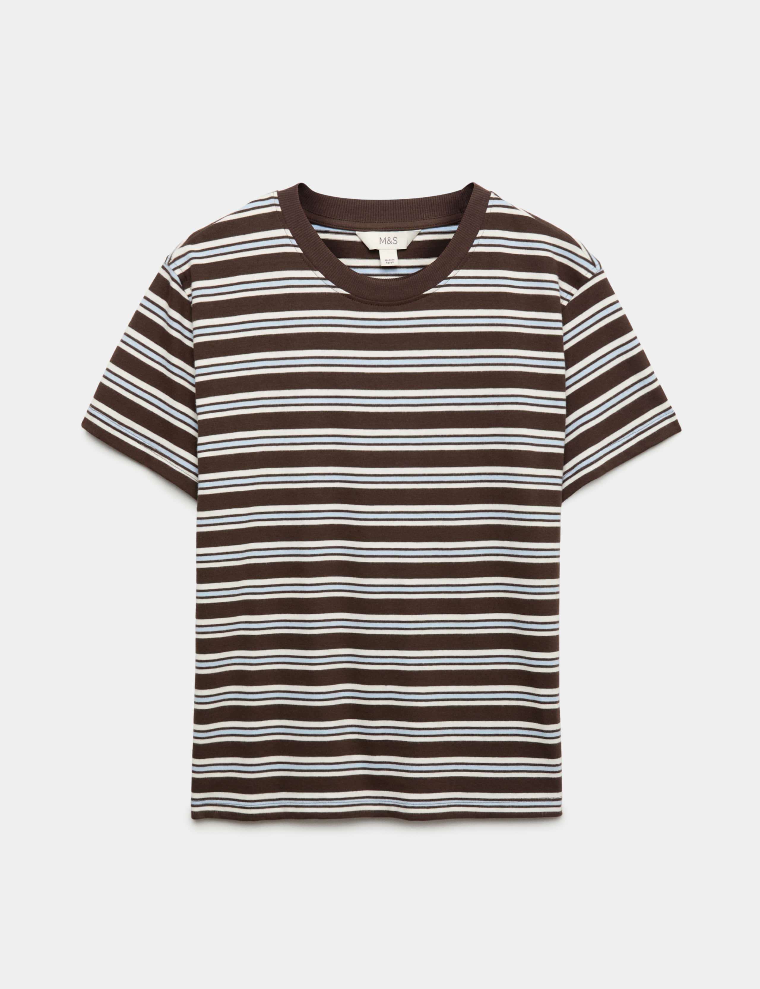 Pure Cotton Striped T-Shirt 2 of 5