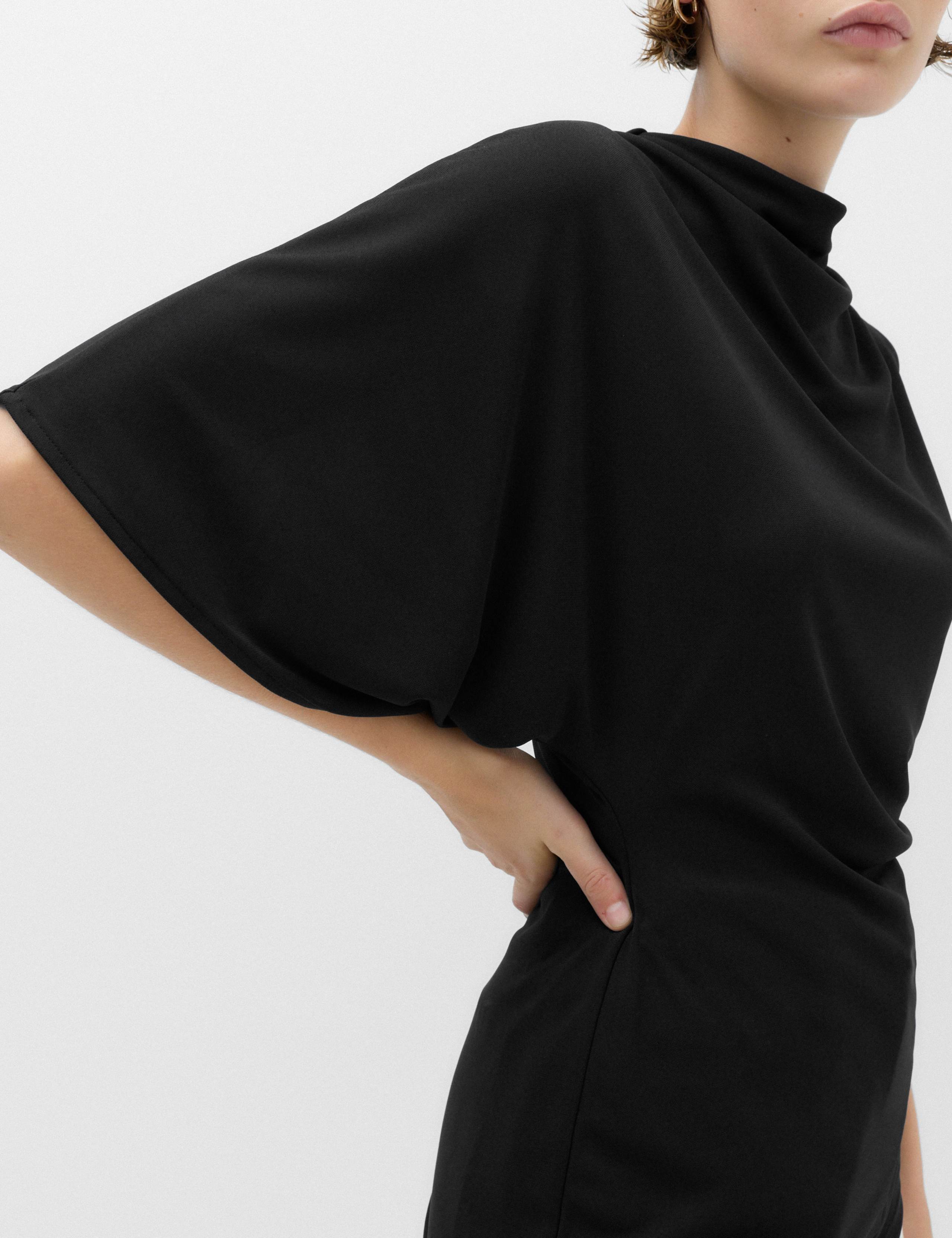 One Shoulder Asymmetric Draped Top 5 of 6