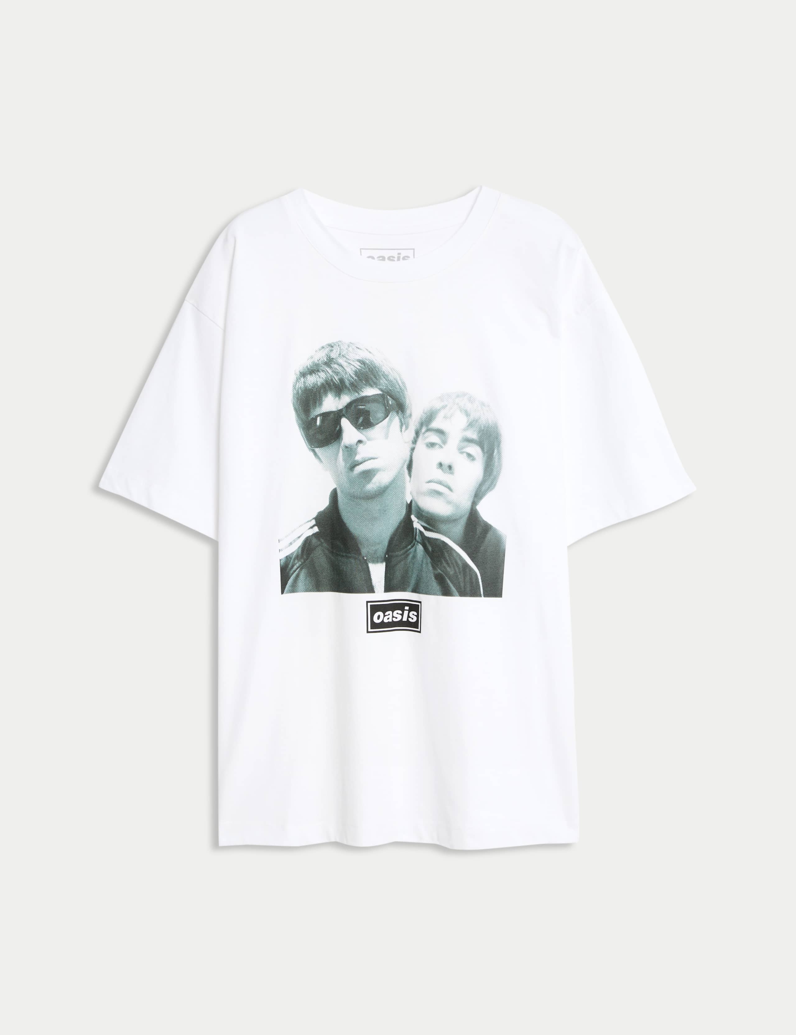 Pure Cotton Oasis Graphic Oversized T-Shirt 2 of 4