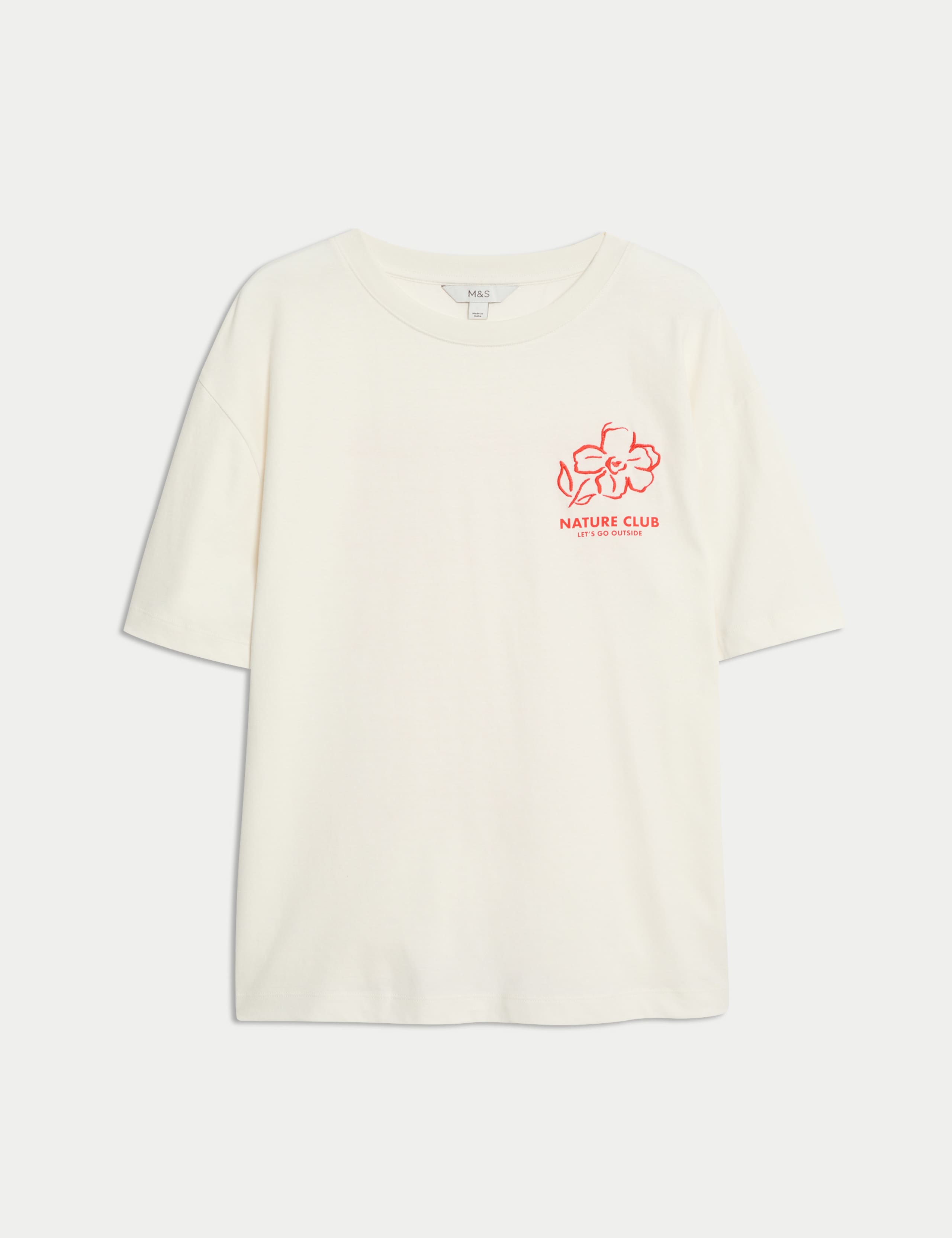Pure Cotton Graphic Oversized T-Shirt 2 of 6