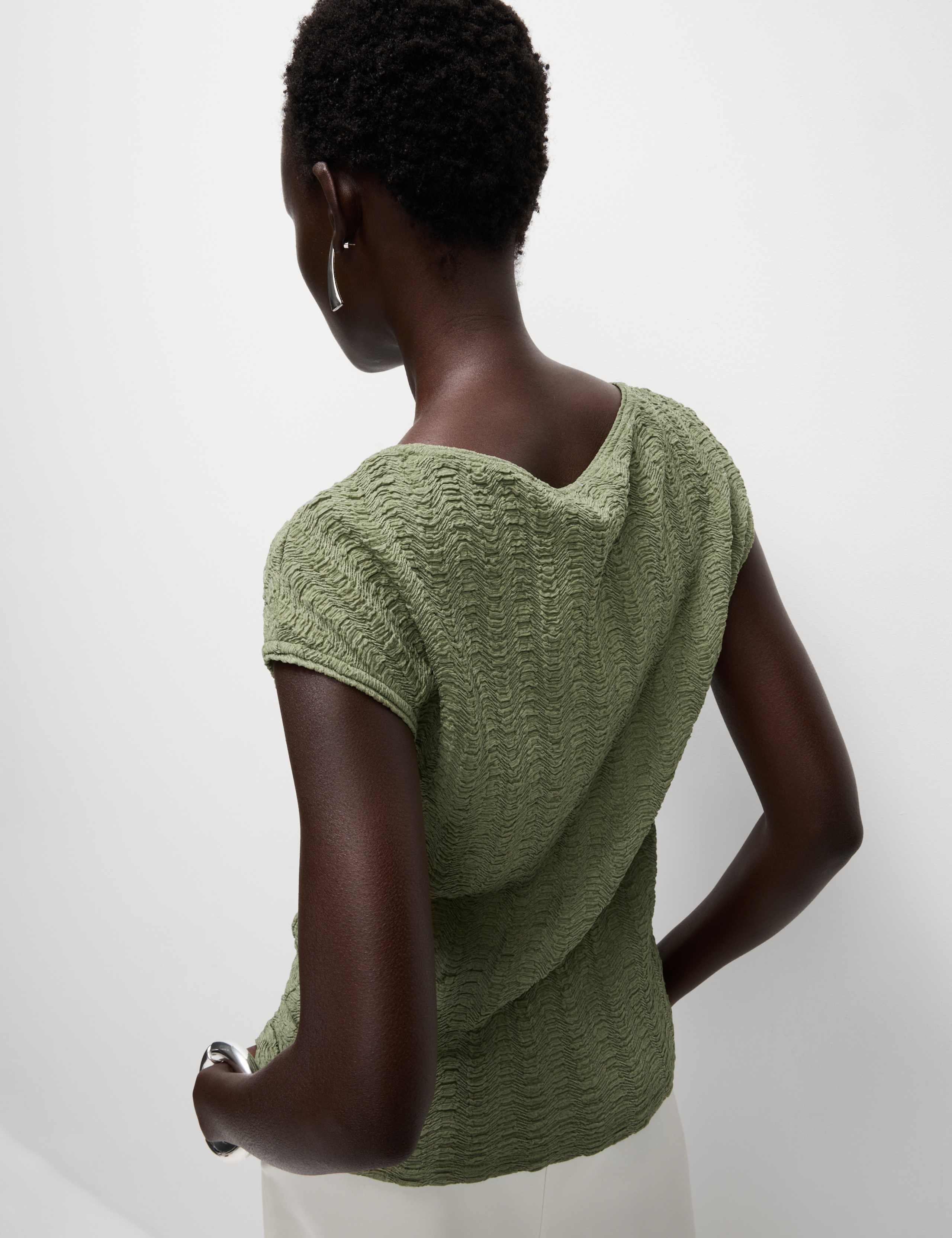 Short Sleeve Textured Top 6 of 6