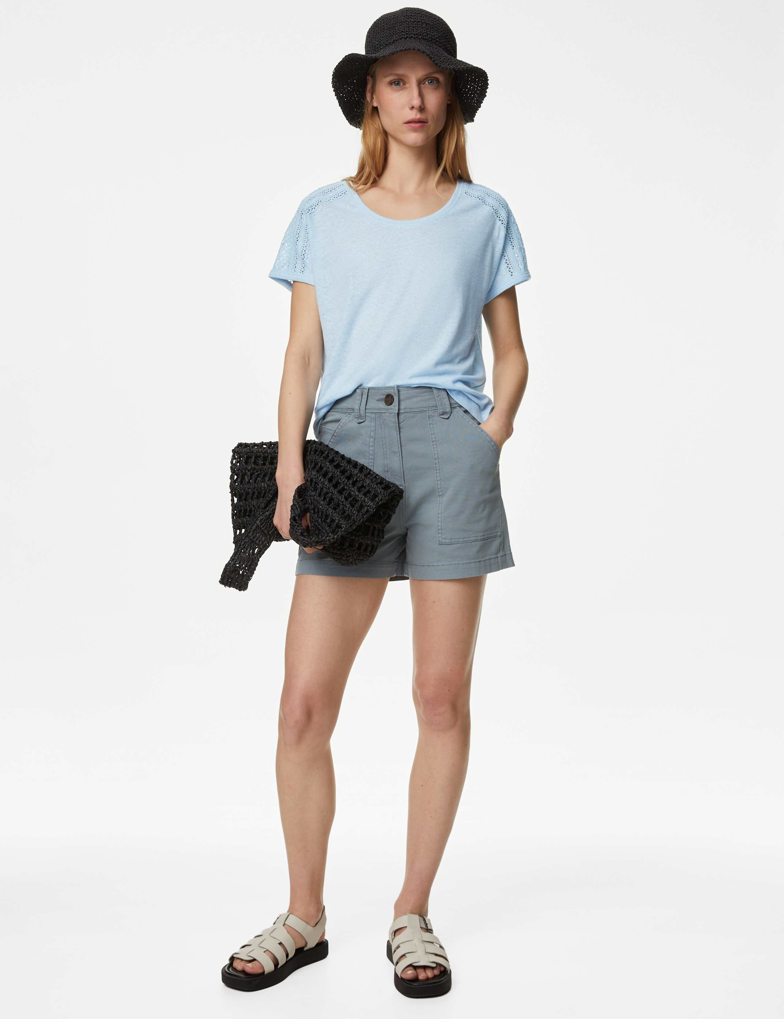 Linen Rich Broderie Top 6 of 6