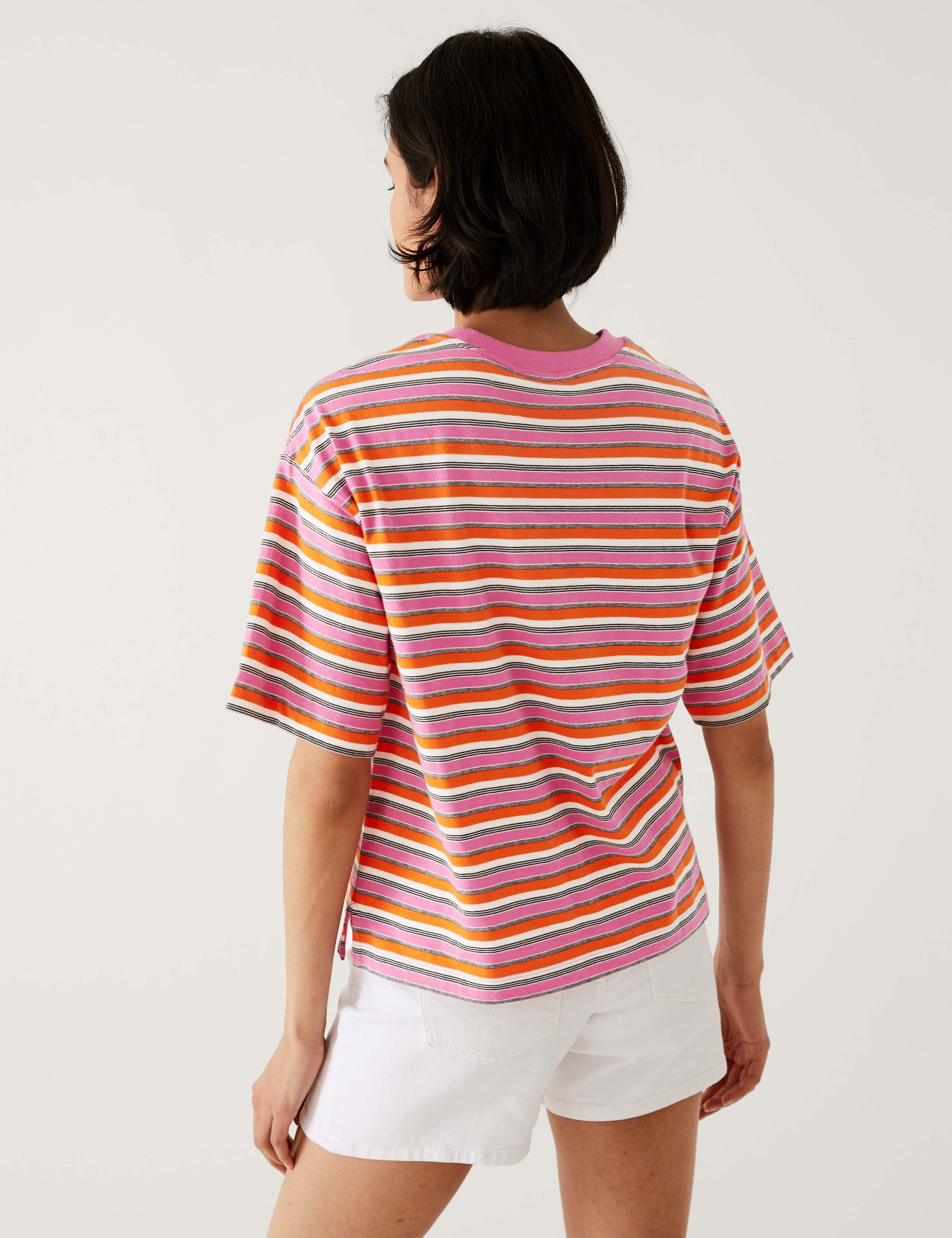 Pure Cotton Striped T-Shirt 4 of 5