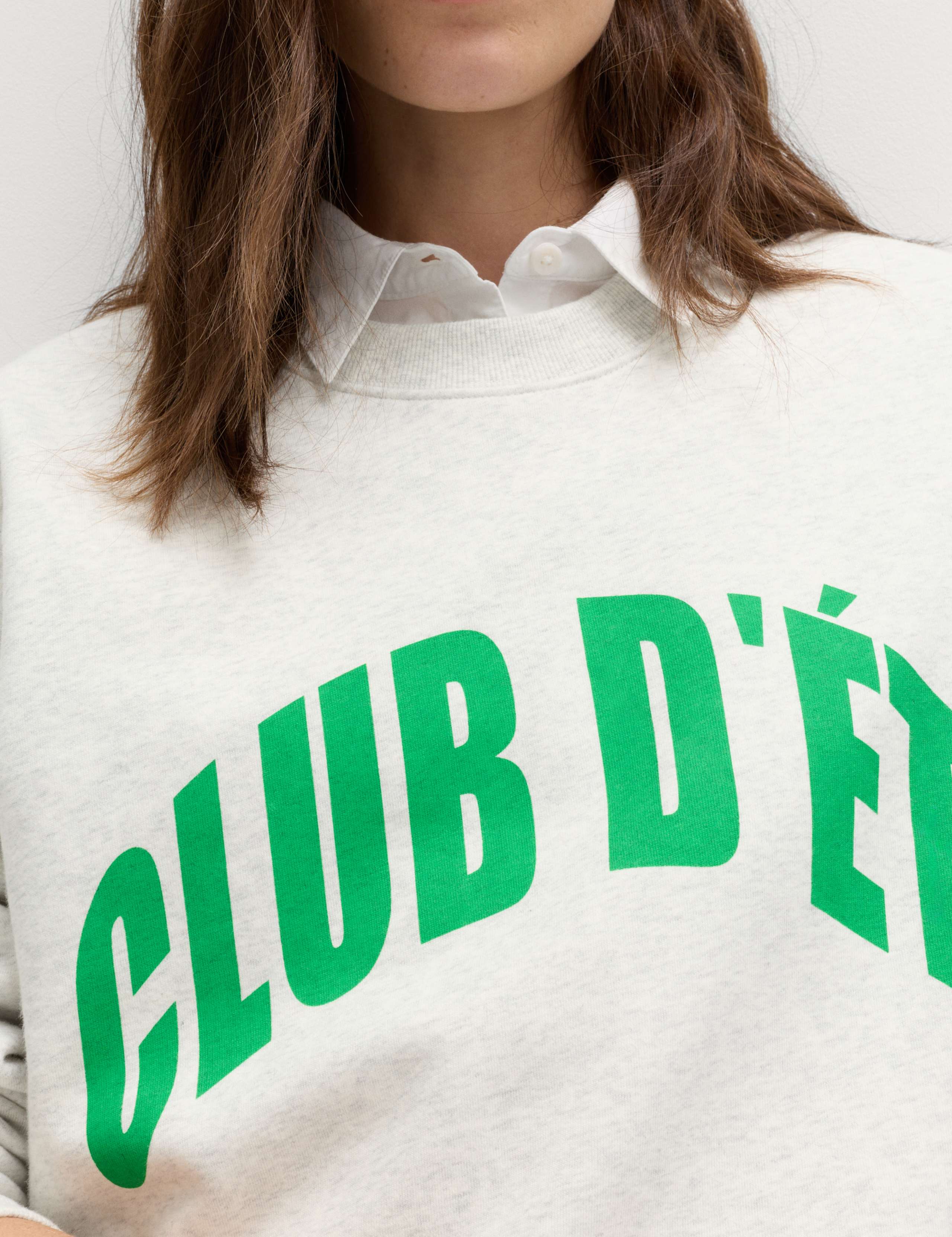 Cotton Rich Slogan Sweatshirt 3 of 6