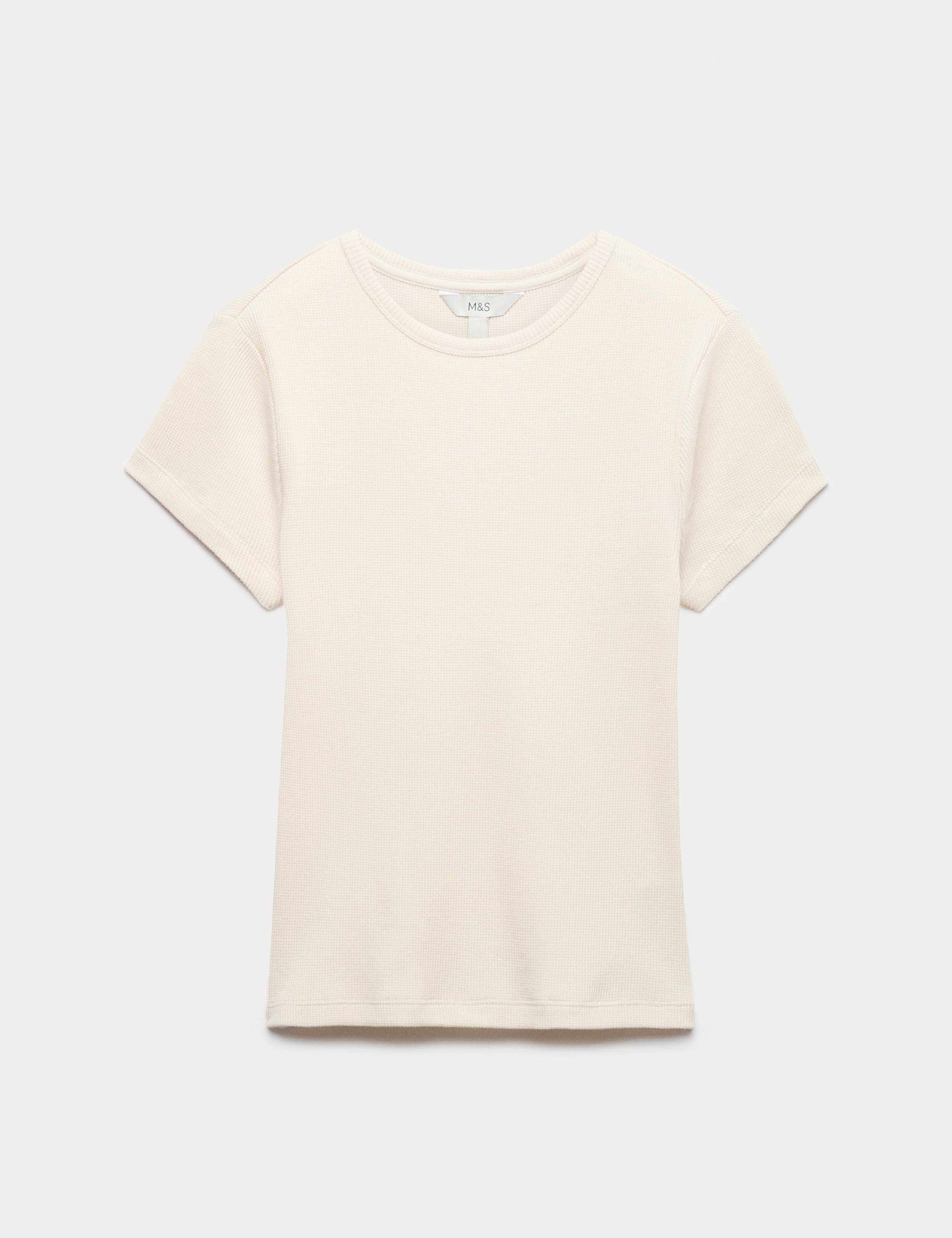 Pure Cotton Waffle T-Shirt 2 of 5