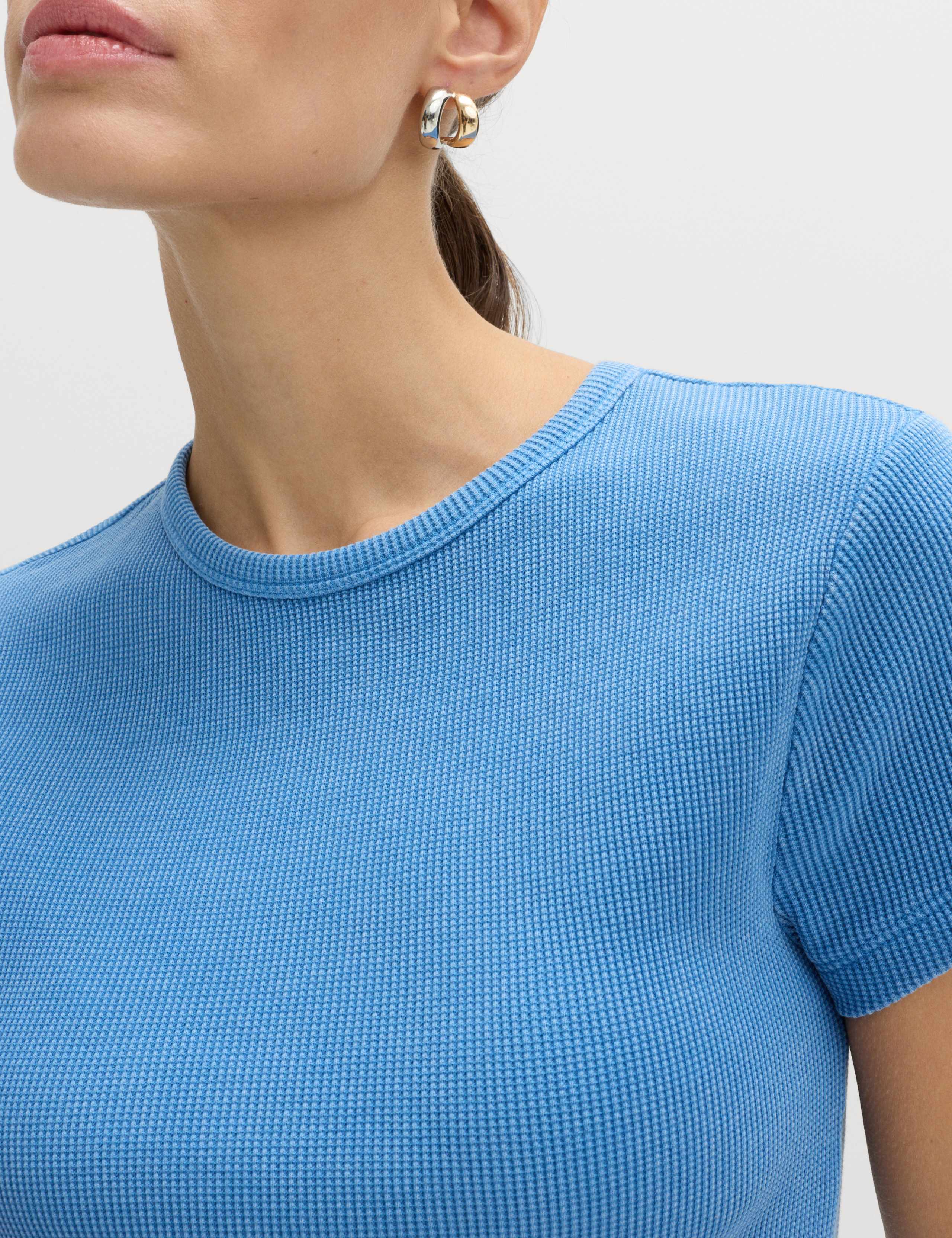 Pure Cotton Waffle T-Shirt 4 of 5