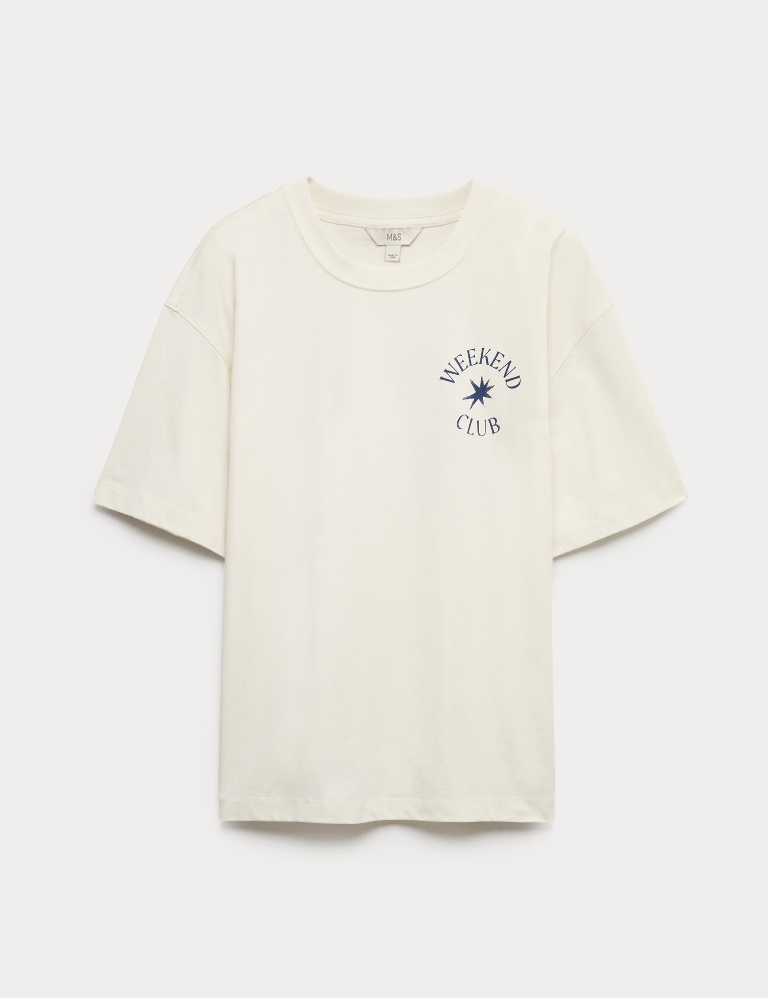 Cotton Rich Graphic Oversized T-Shirt 2 of 4