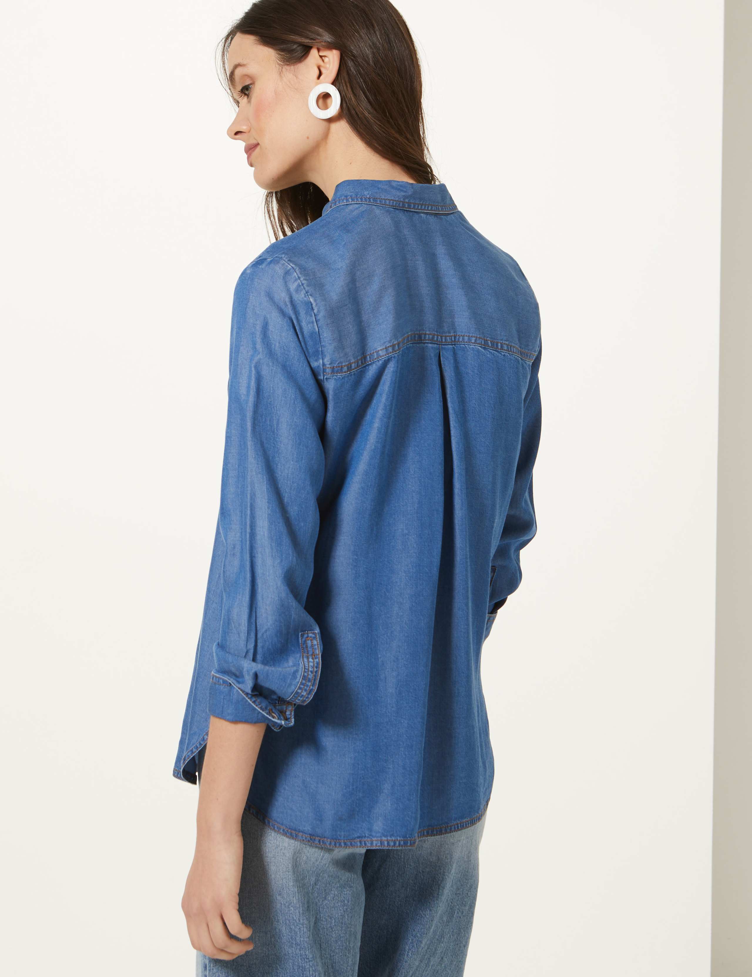Button Detailed Patch Pocket Shirt 4 of 4