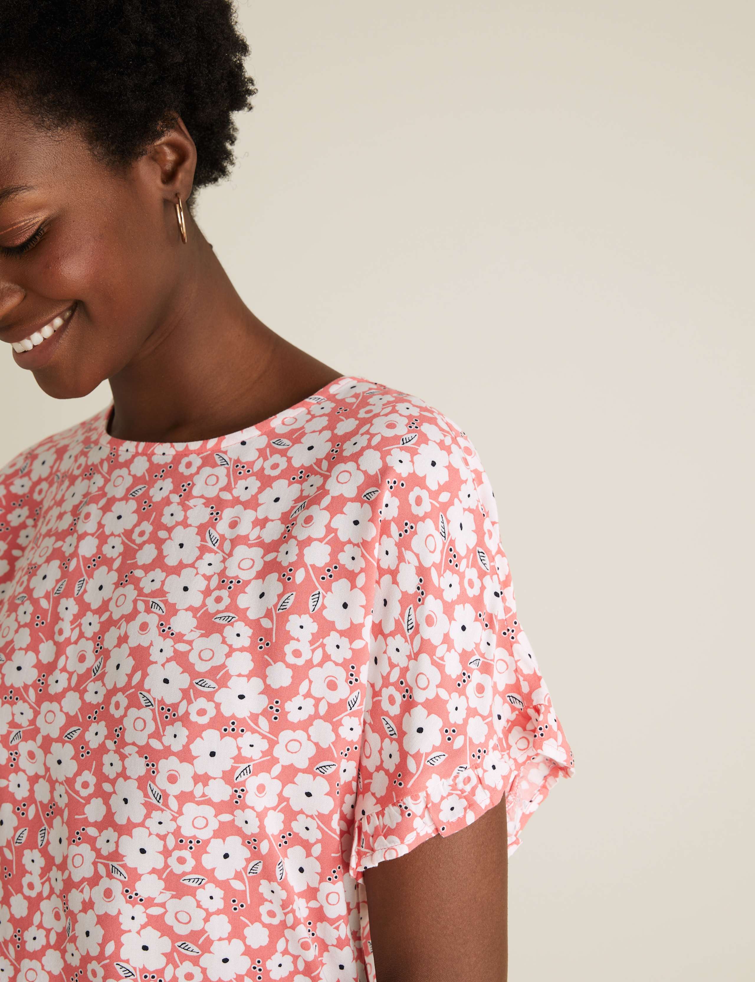 Floral Short Sleeve Top 5 of 6