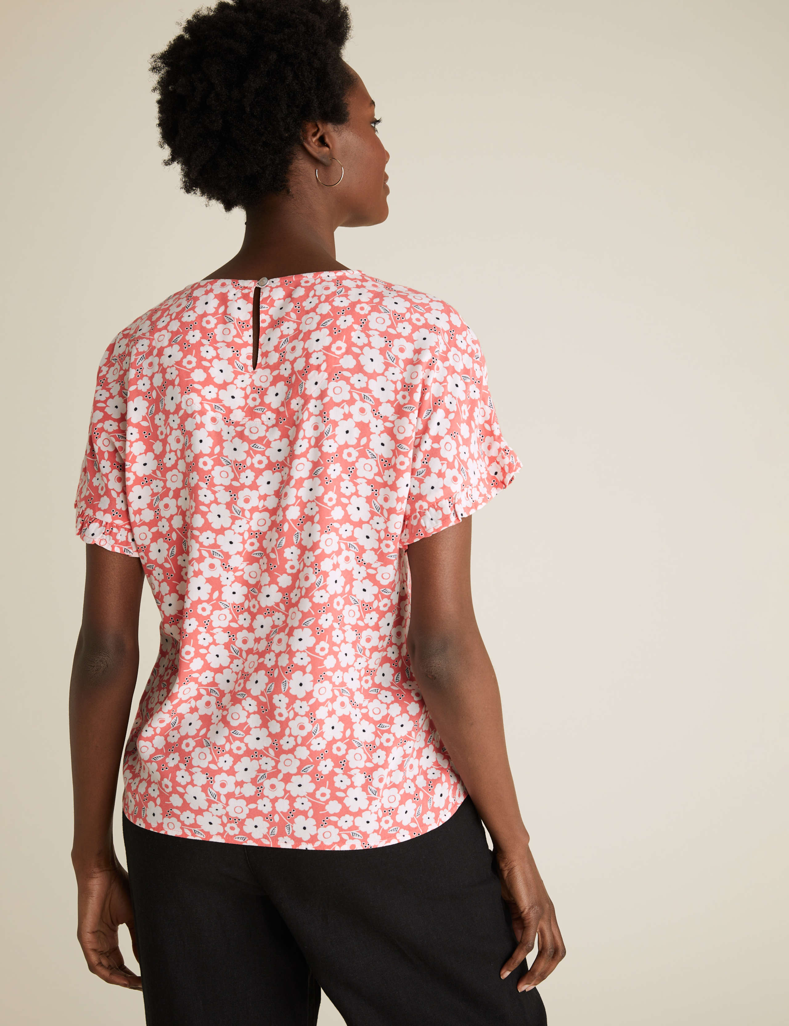 Floral Short Sleeve Top 6 of 6