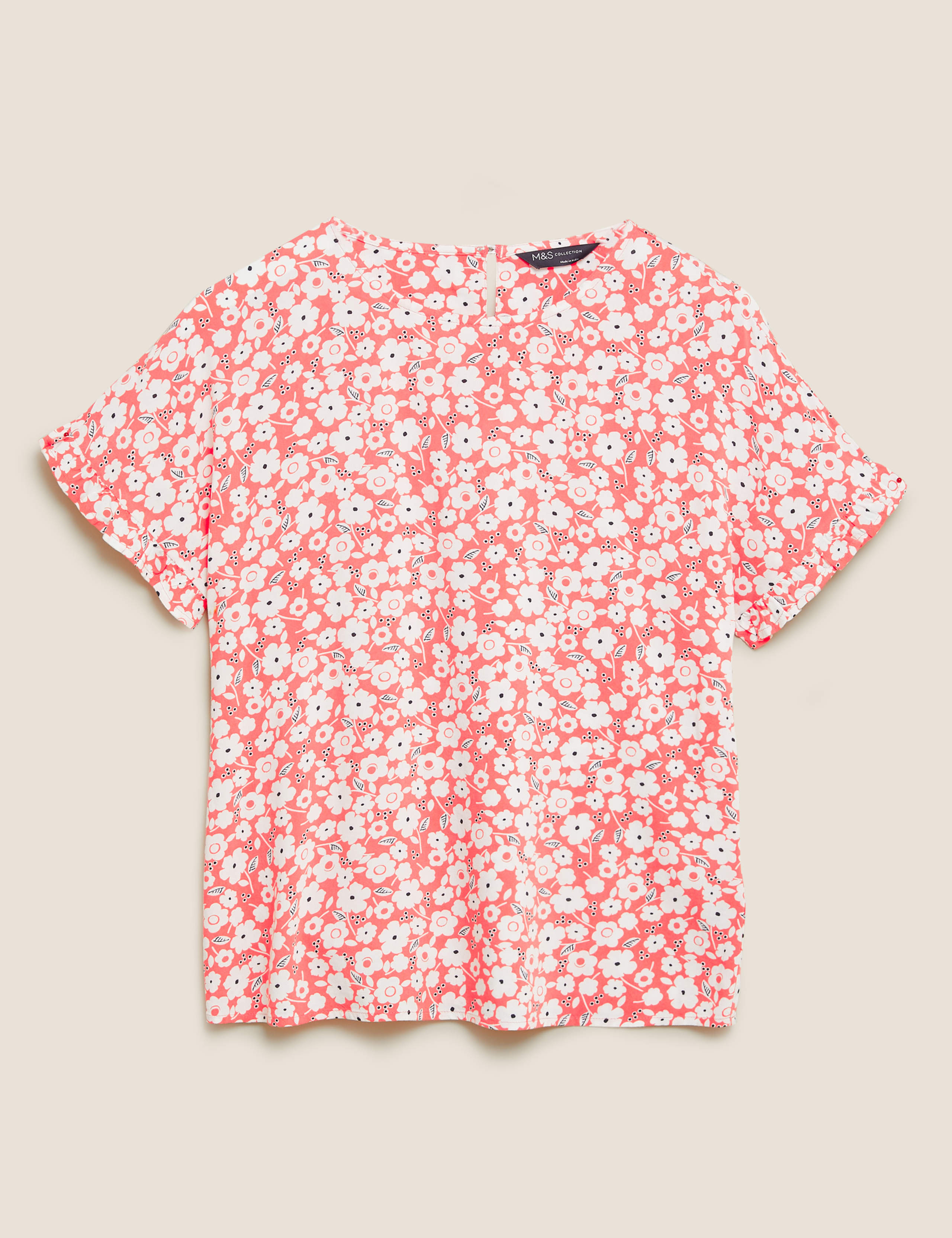 Floral Short Sleeve Top 2 of 6
