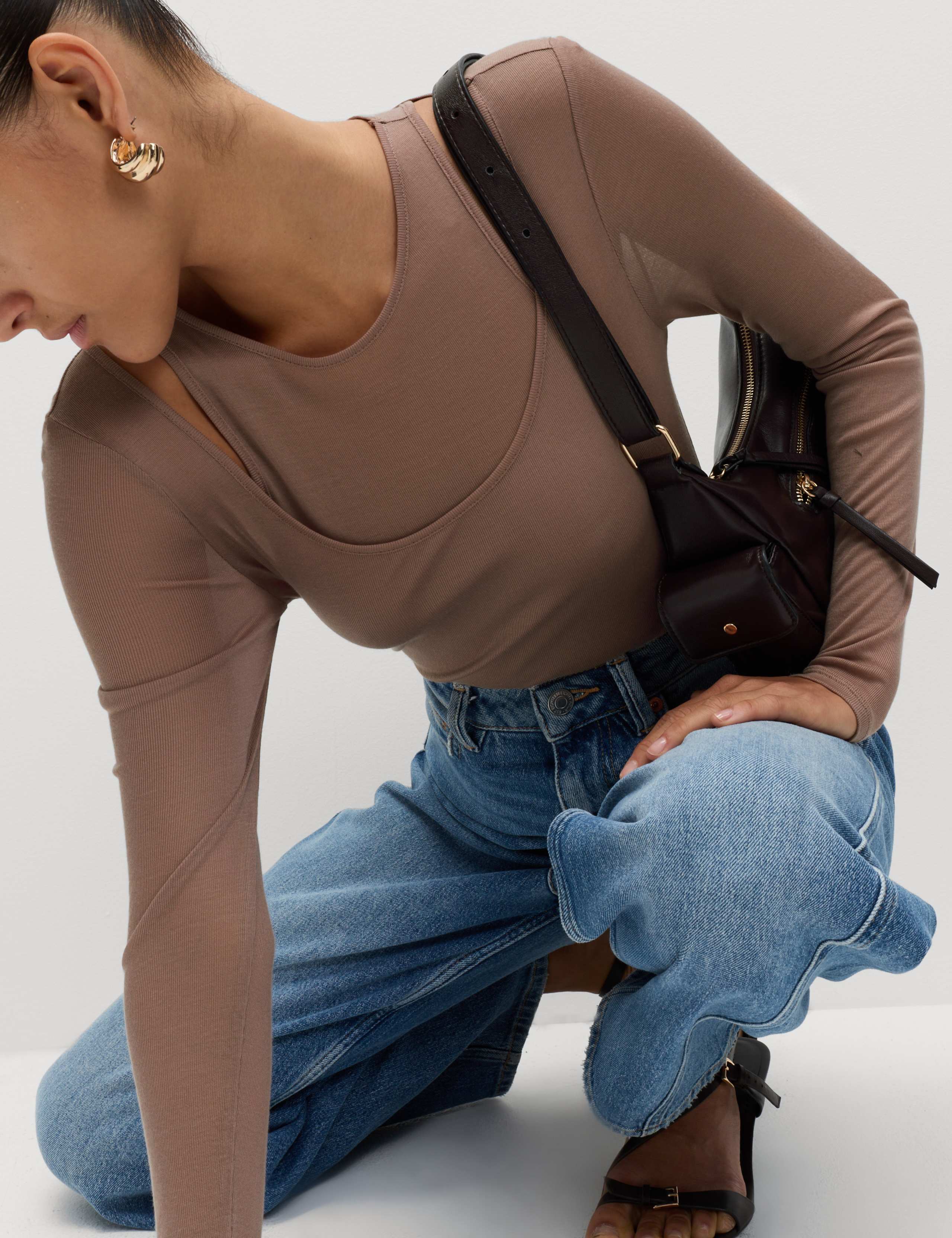 Pure Lyocell Double Layered Top 1 of 6