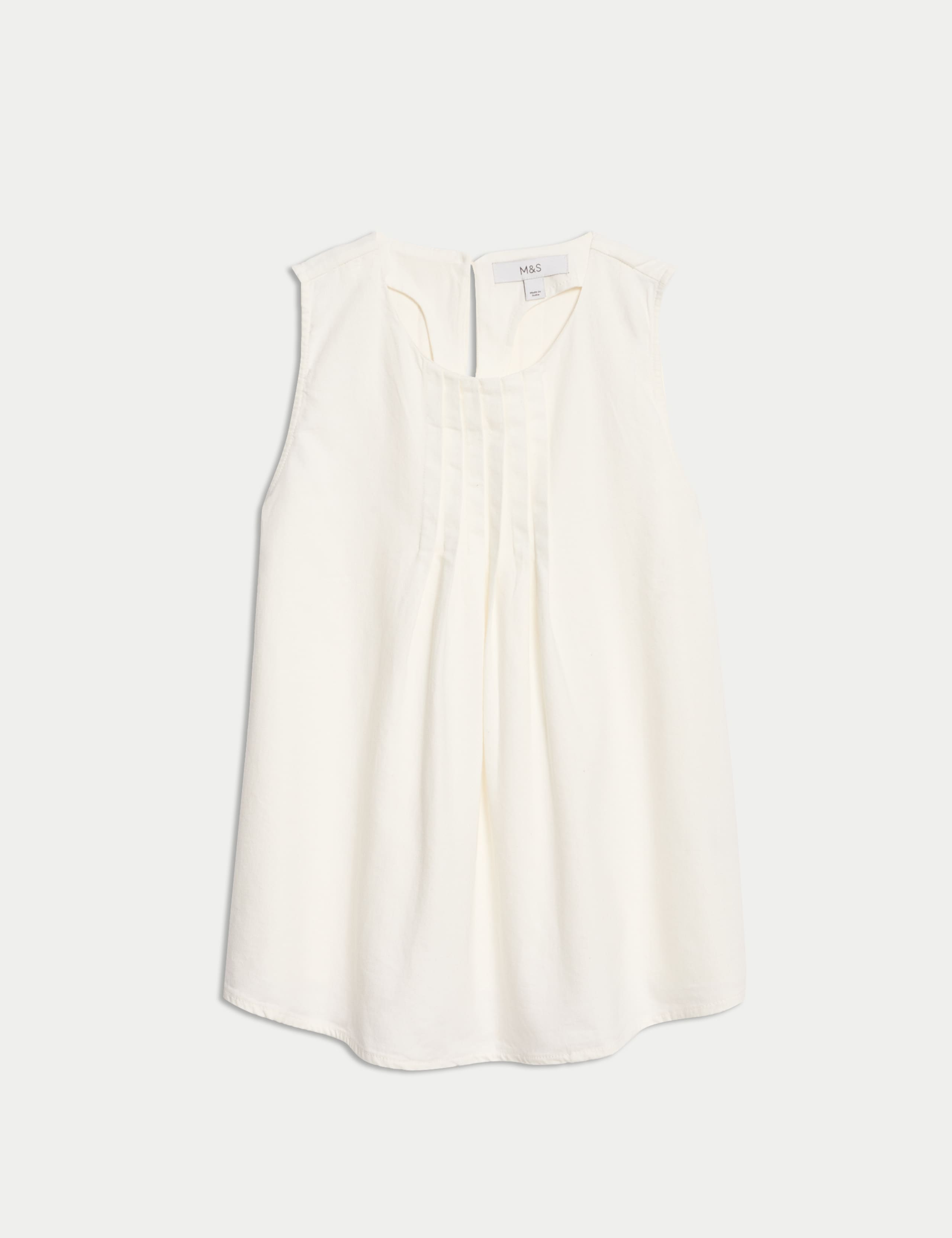 Pure Cotton Pintuck Cami Top 2 of 5