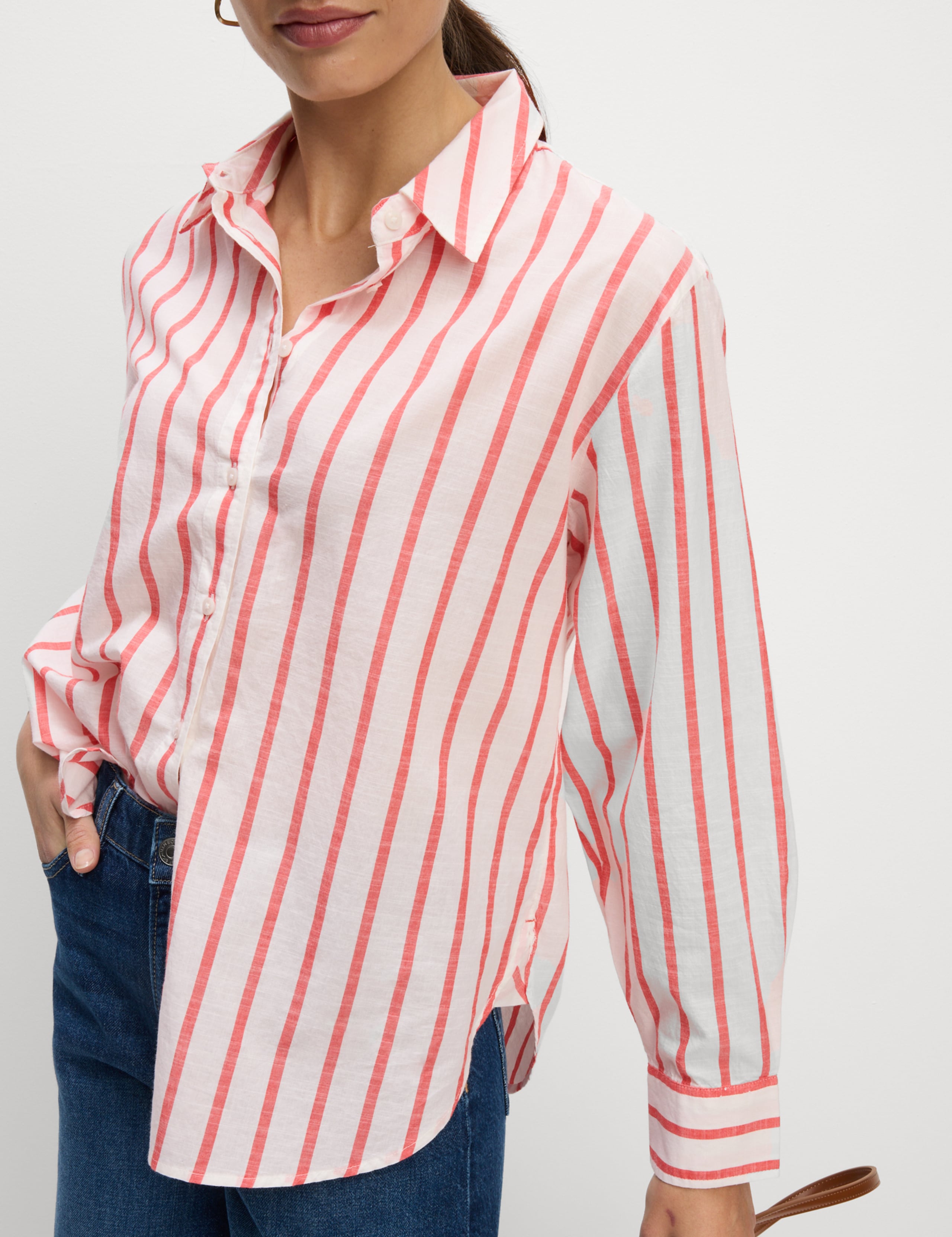 Pure Cotton Striped Collared Shirt 3 of 6