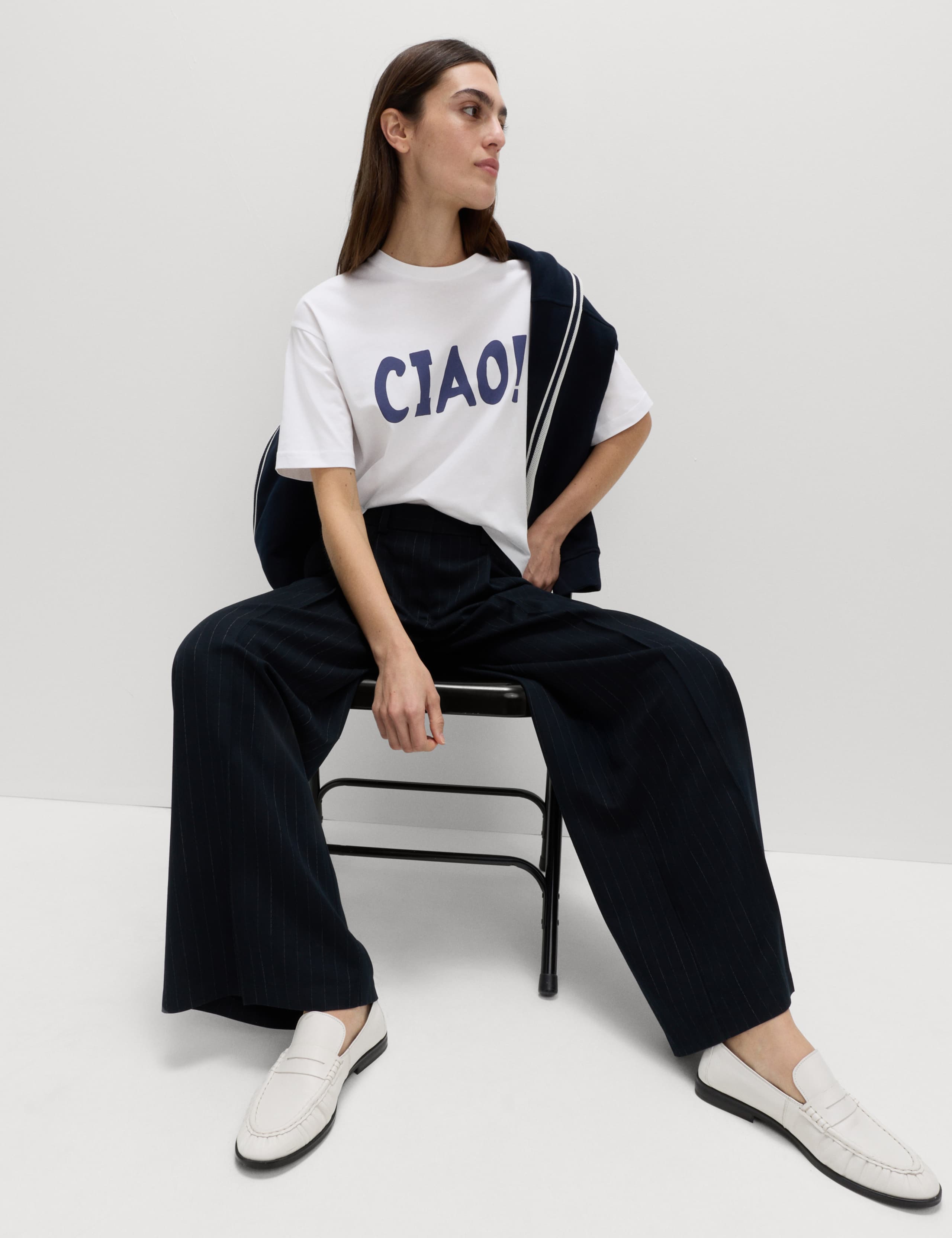 Pure Cotton Graphic Boxy T-Shirt 1 of 4