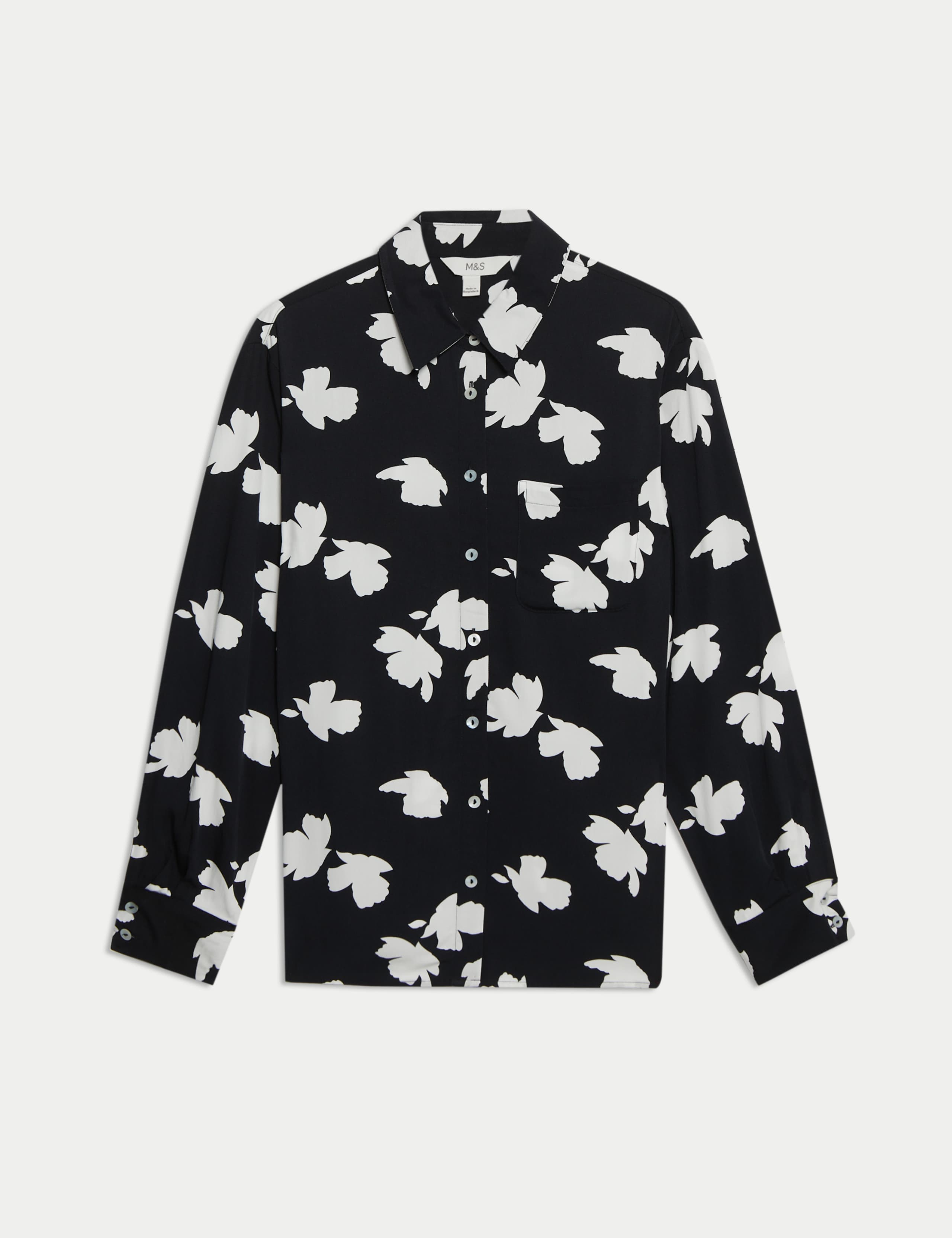Printed Collared Button Through Blouse 2 of 5