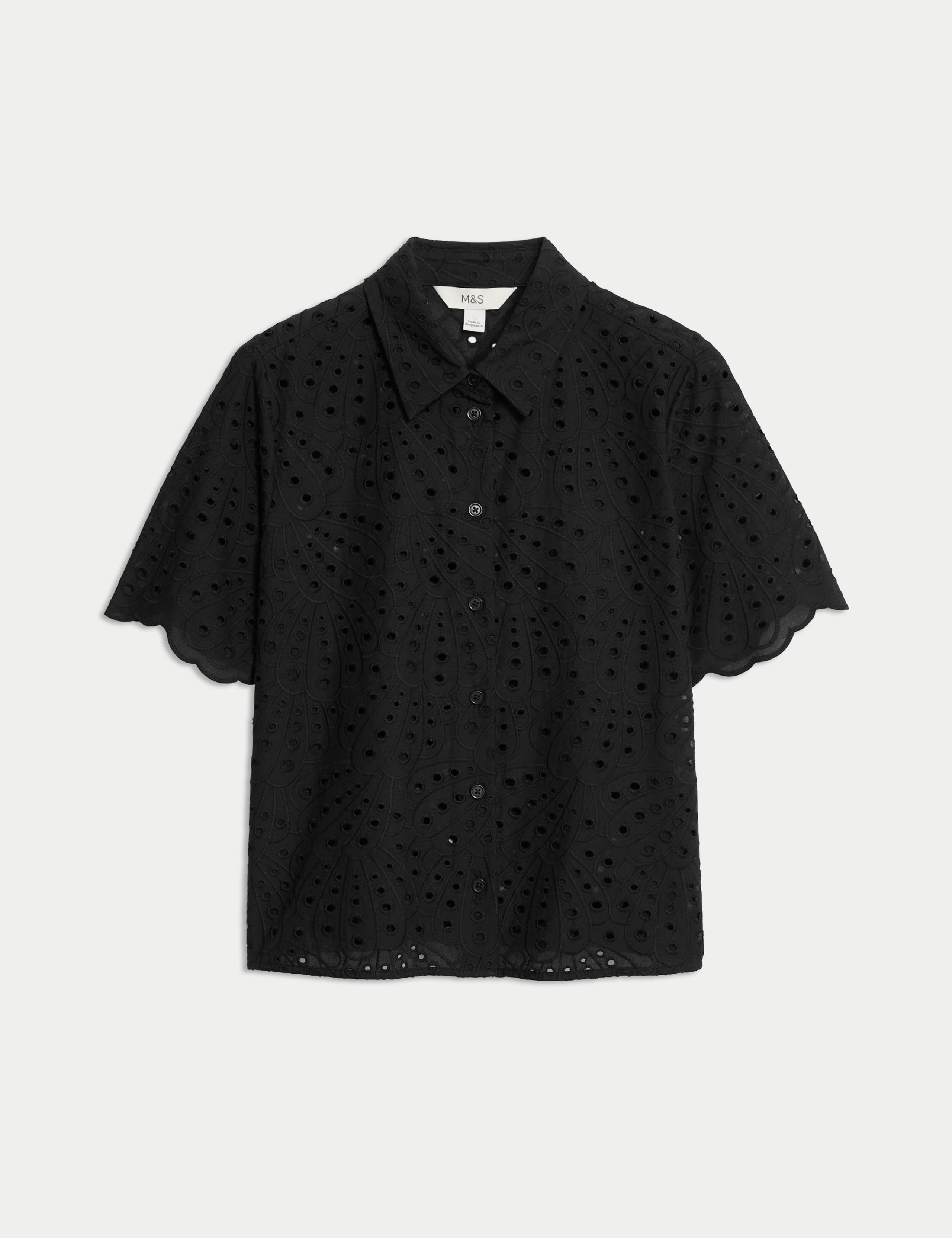 Pure Cotton Broderie Shirt 2 of 6