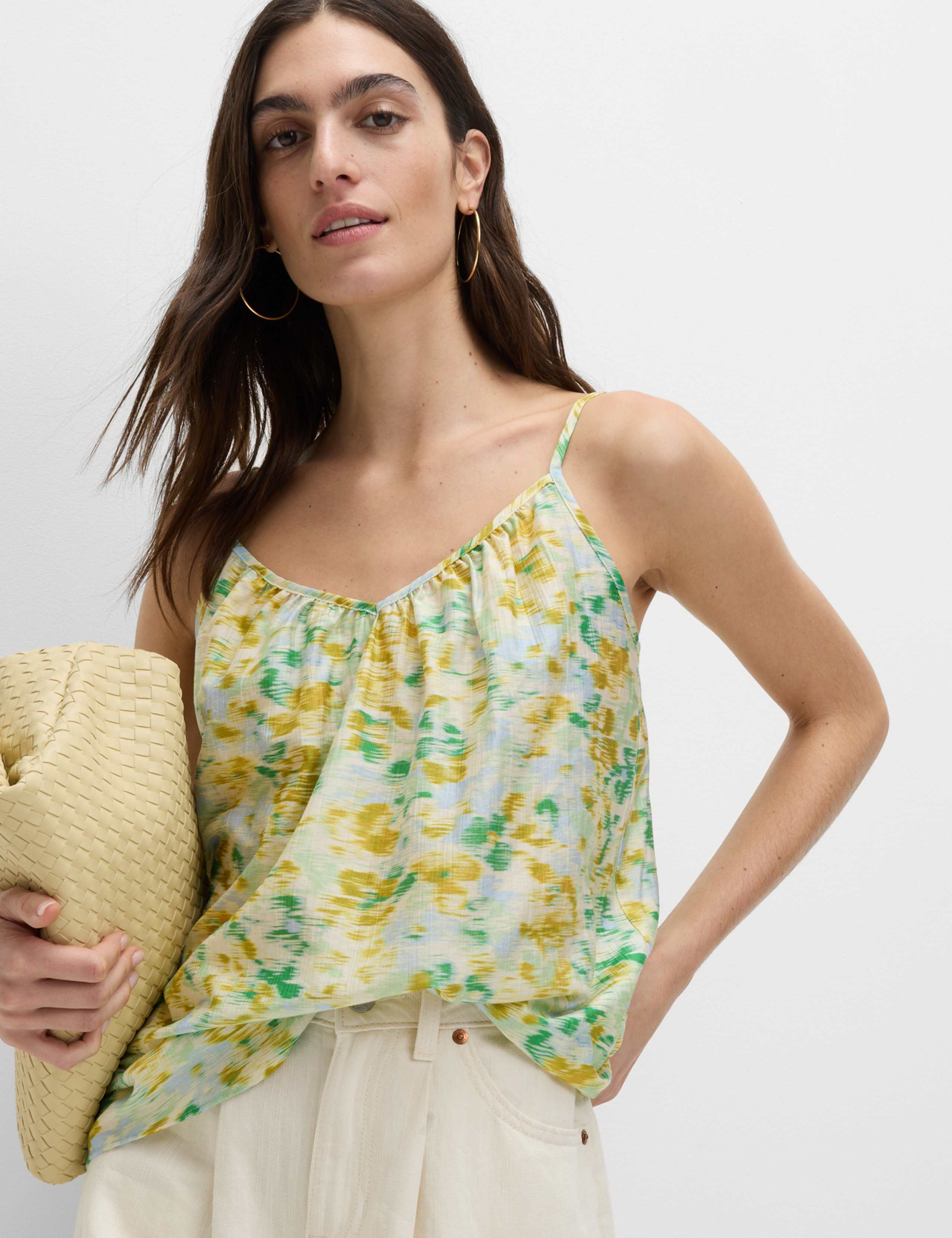 Lyocell Rich Printed Cami Top 3 of 6