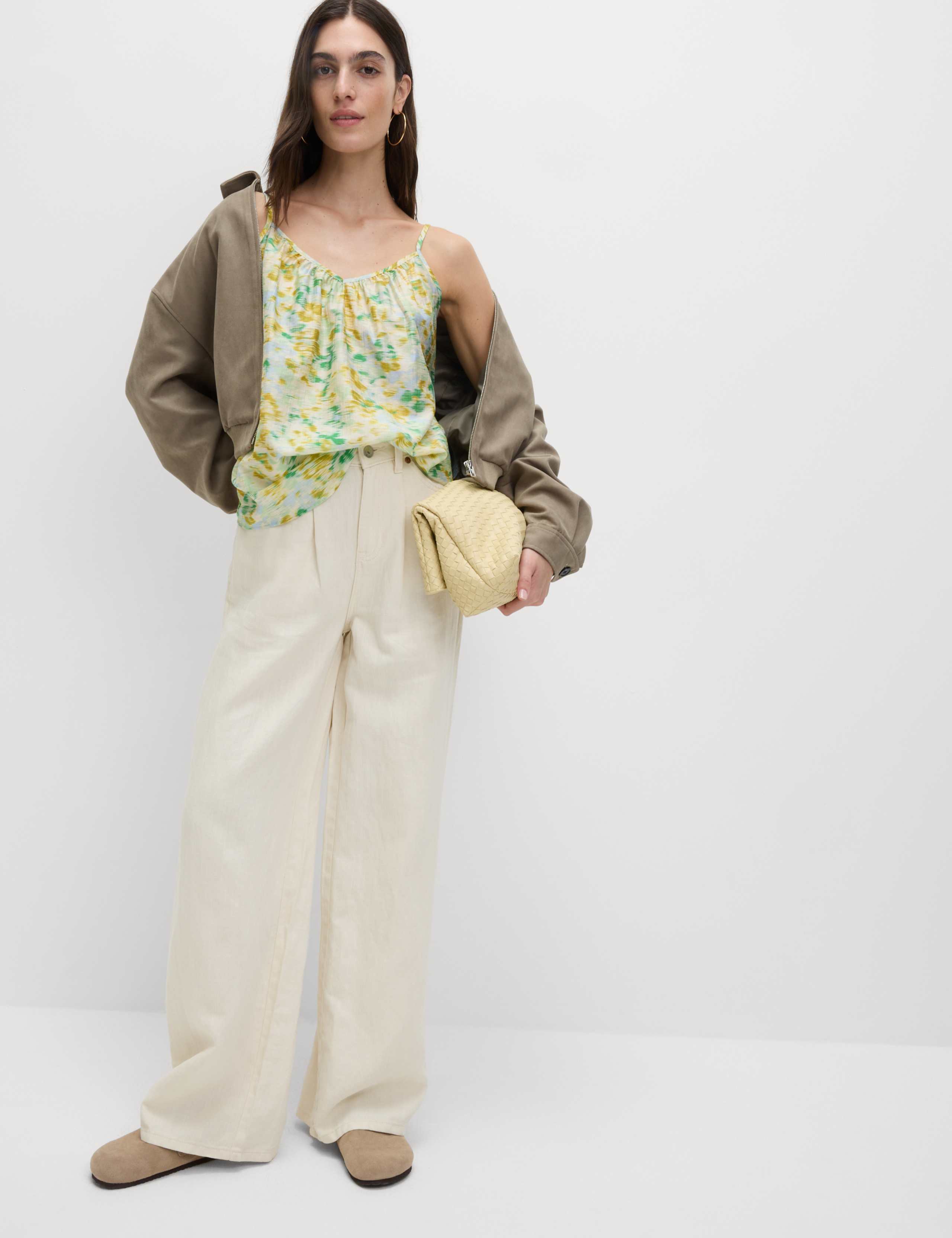 Lyocell Rich Printed Cami Top 4 of 6