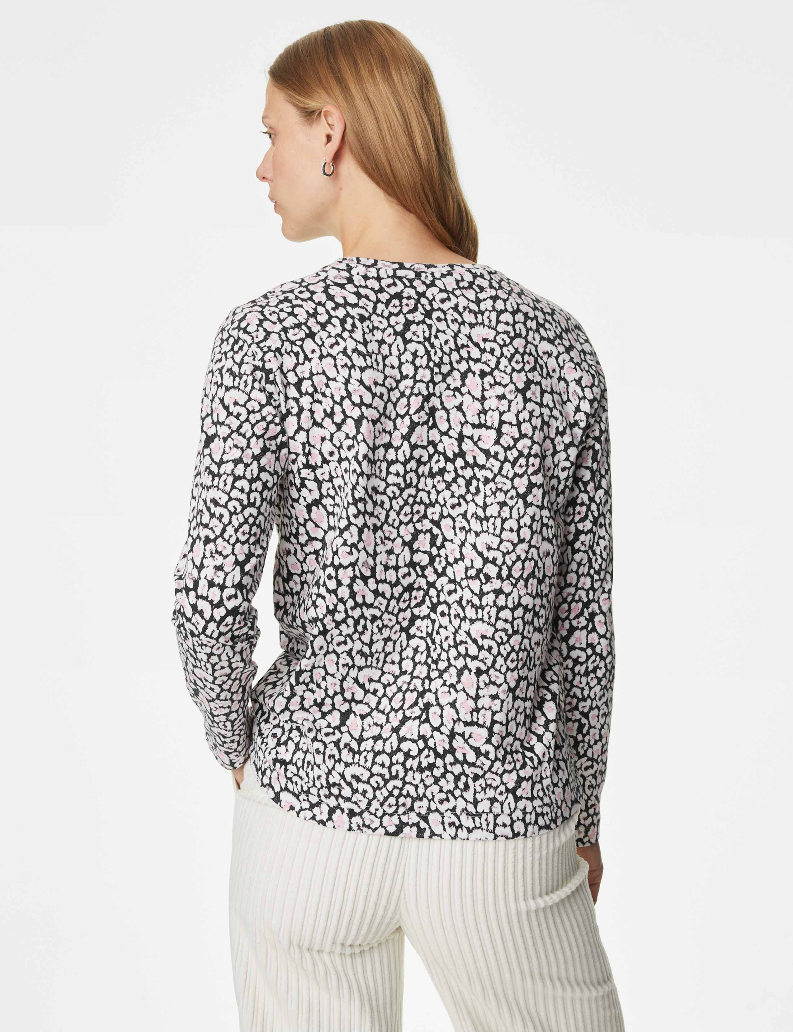 Pure Cotton Animal Print Pocket Top 5 of 5