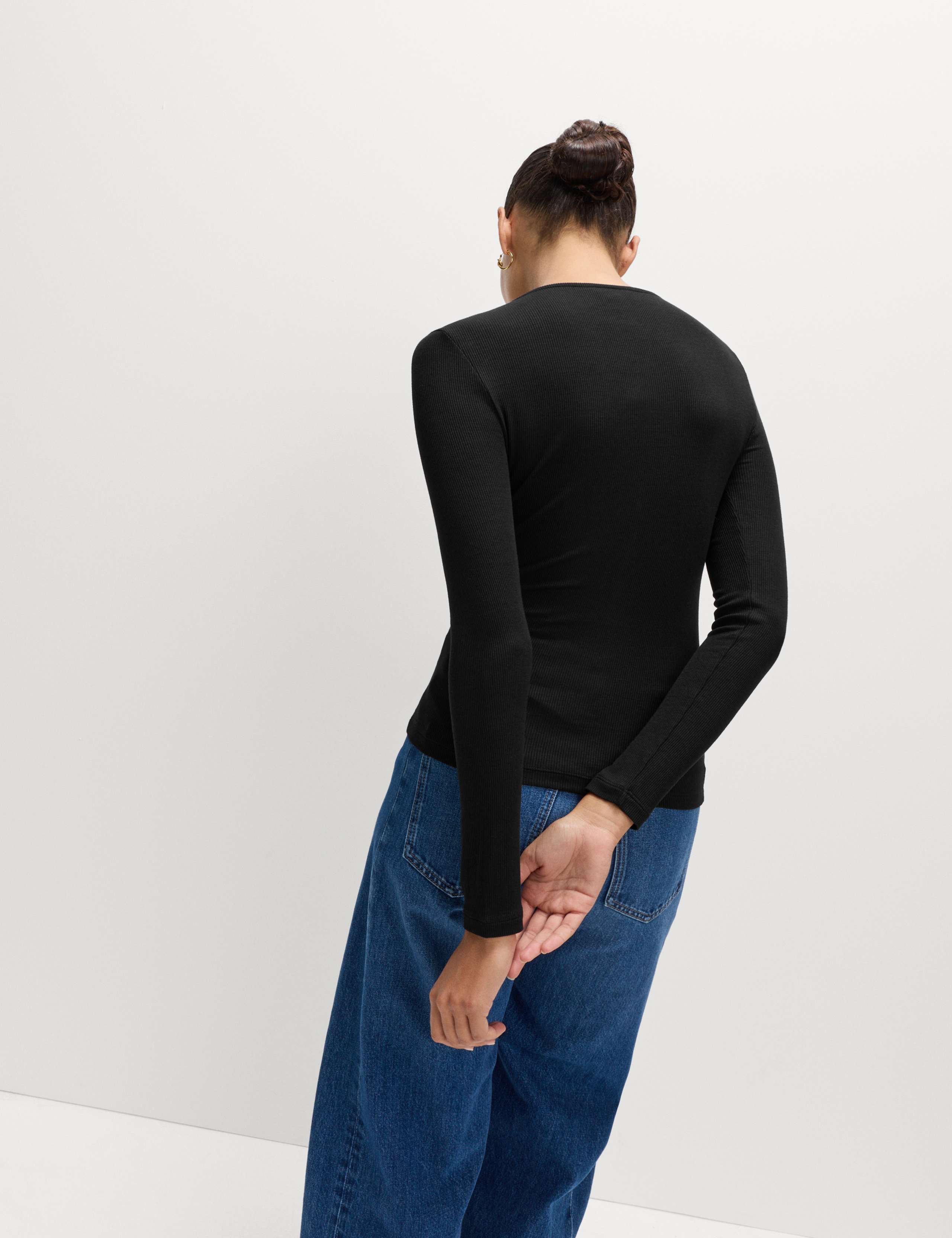 Ribbed Twist Front Top 5 of 5