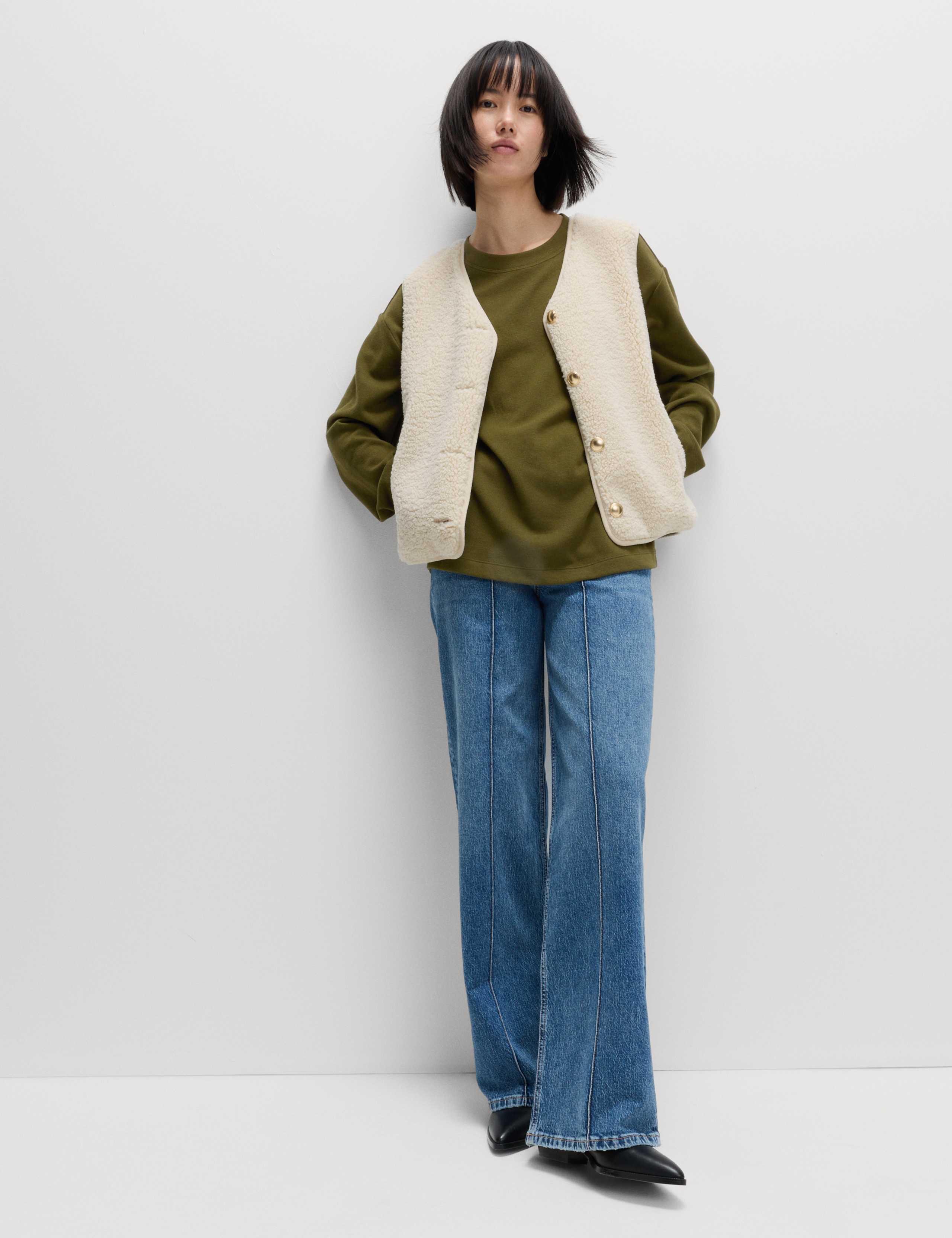 Cotton Rich Cosy Sweatshirt 4 of 5