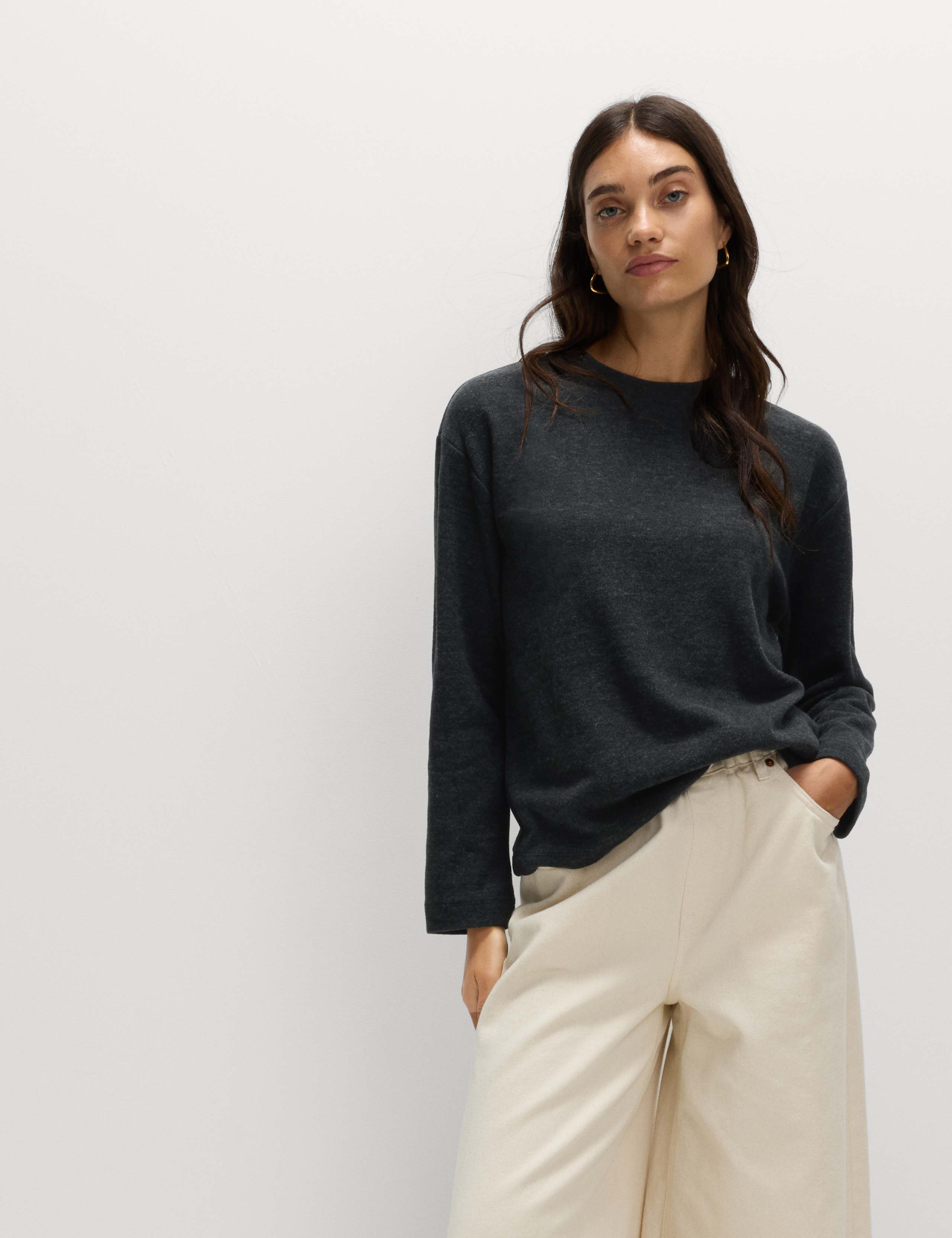 Cotton Rich Cosy Sweatshirt 1 of 6