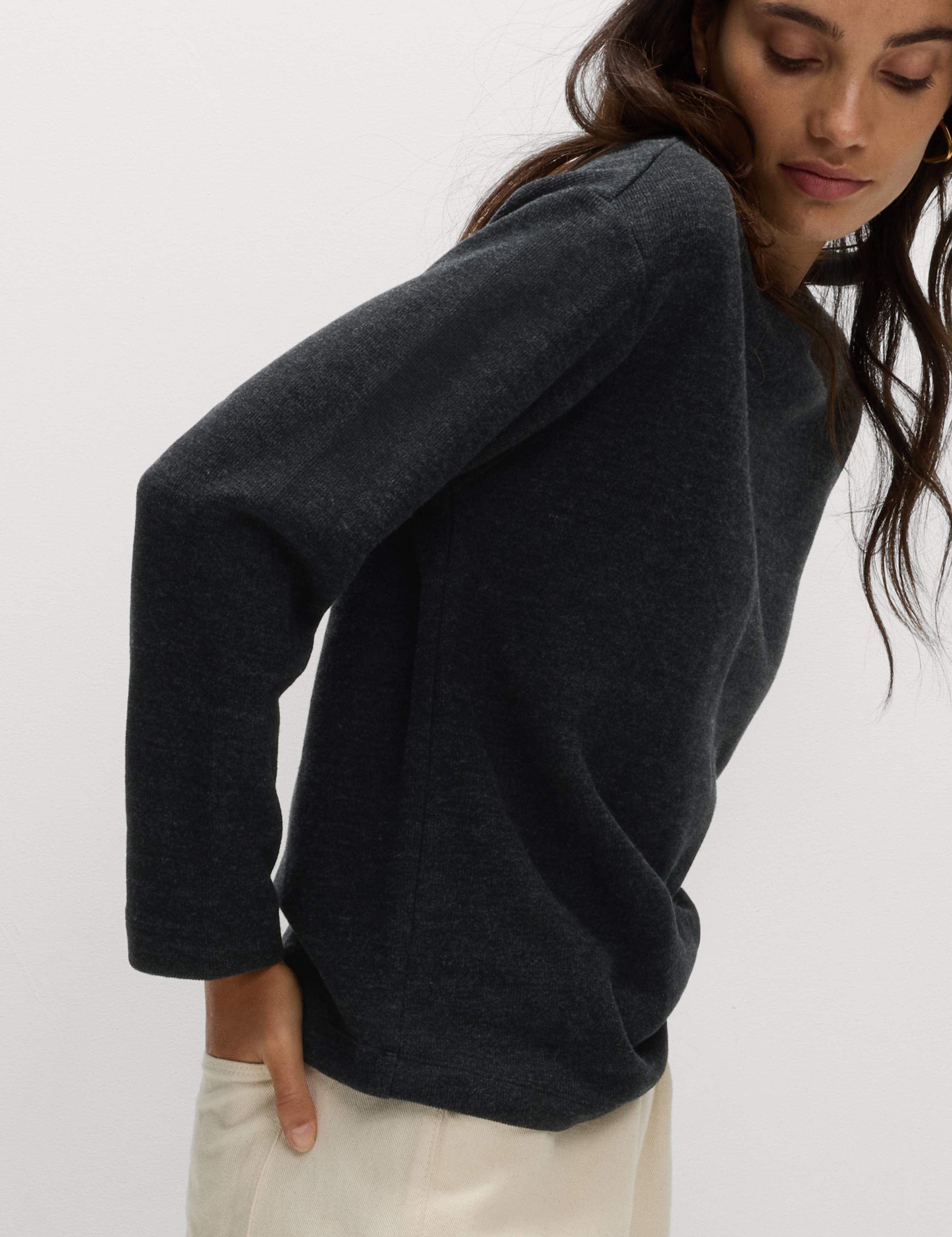 Cotton Rich Cosy Sweatshirt 3 of 6