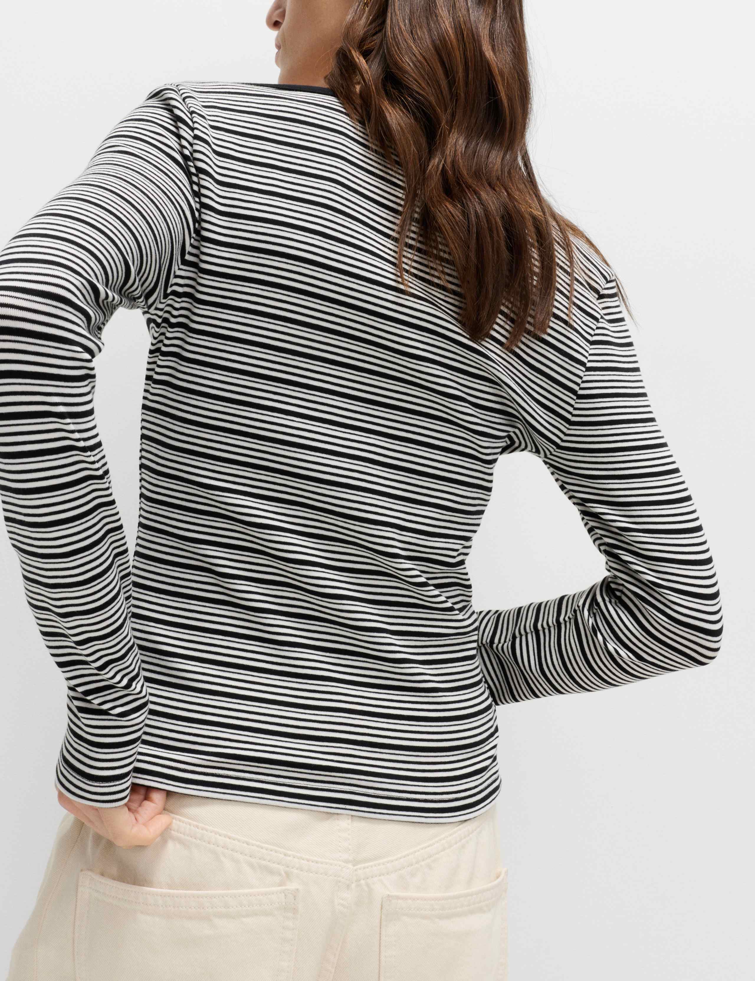 Cotton Rich Scoop Neck Henley Top 5 of 6