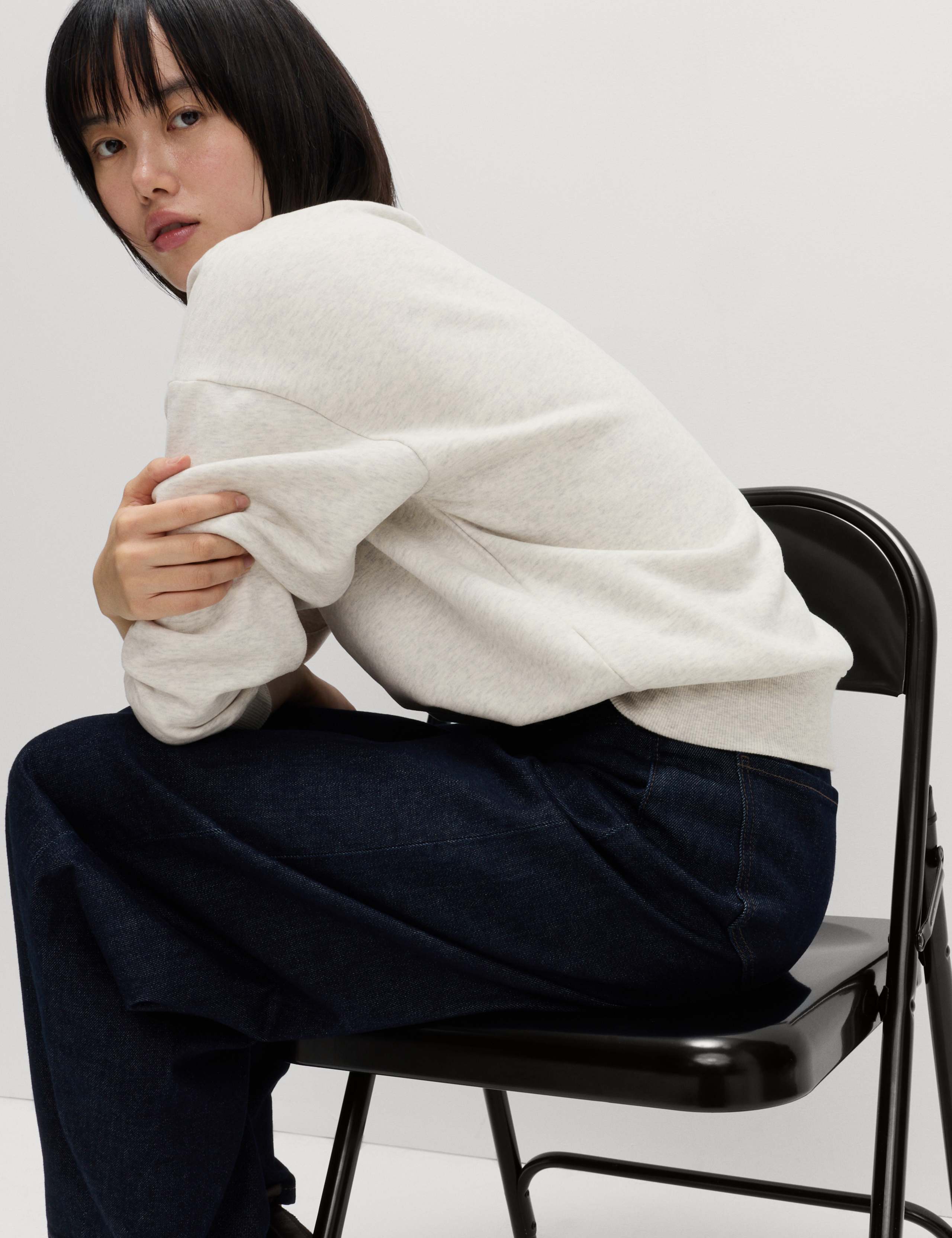 Cotton Rich Crew Neck Relaxed Sweatshirt 3 of 5