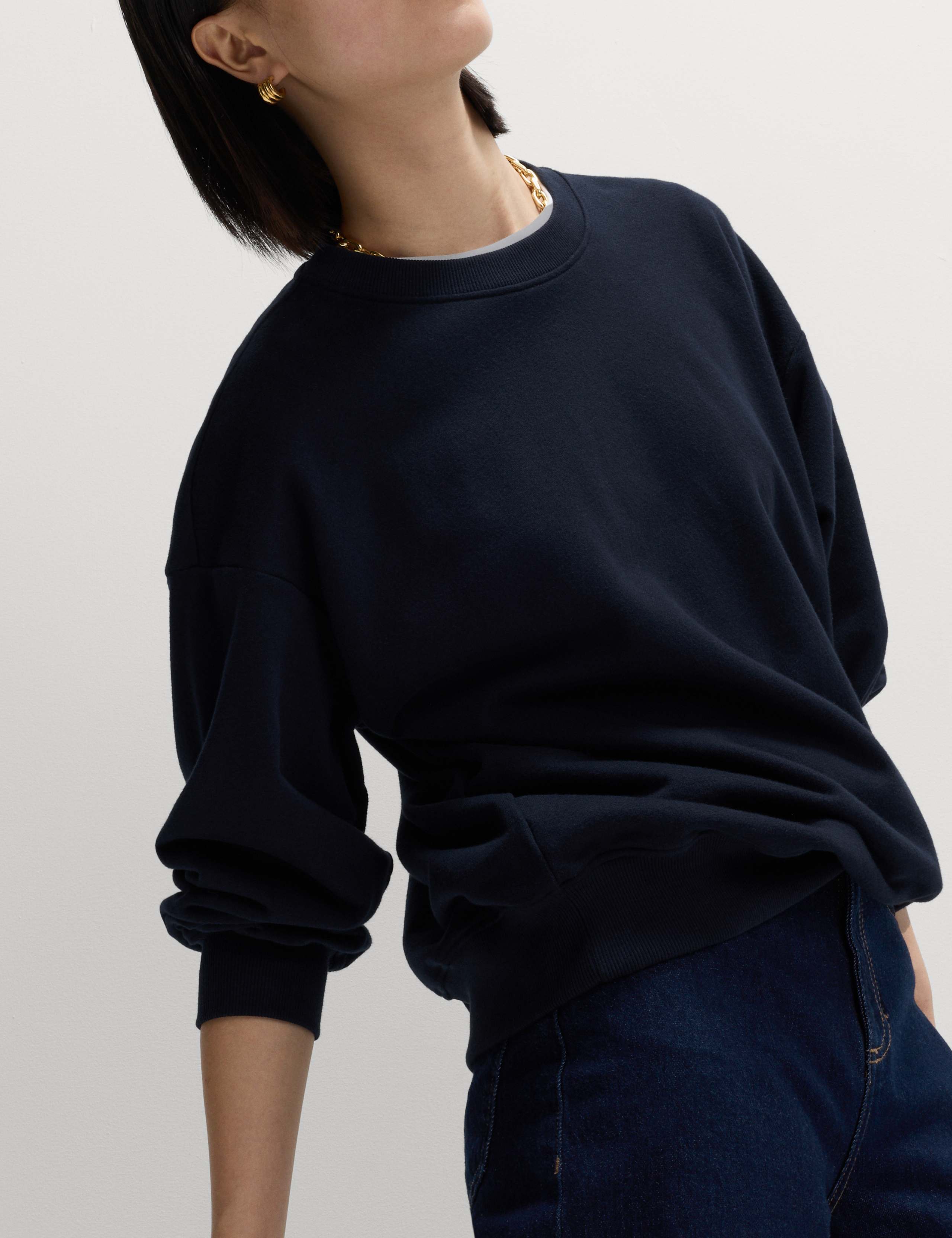 Cotton Rich Plain Sweatshirt 5 of 6
