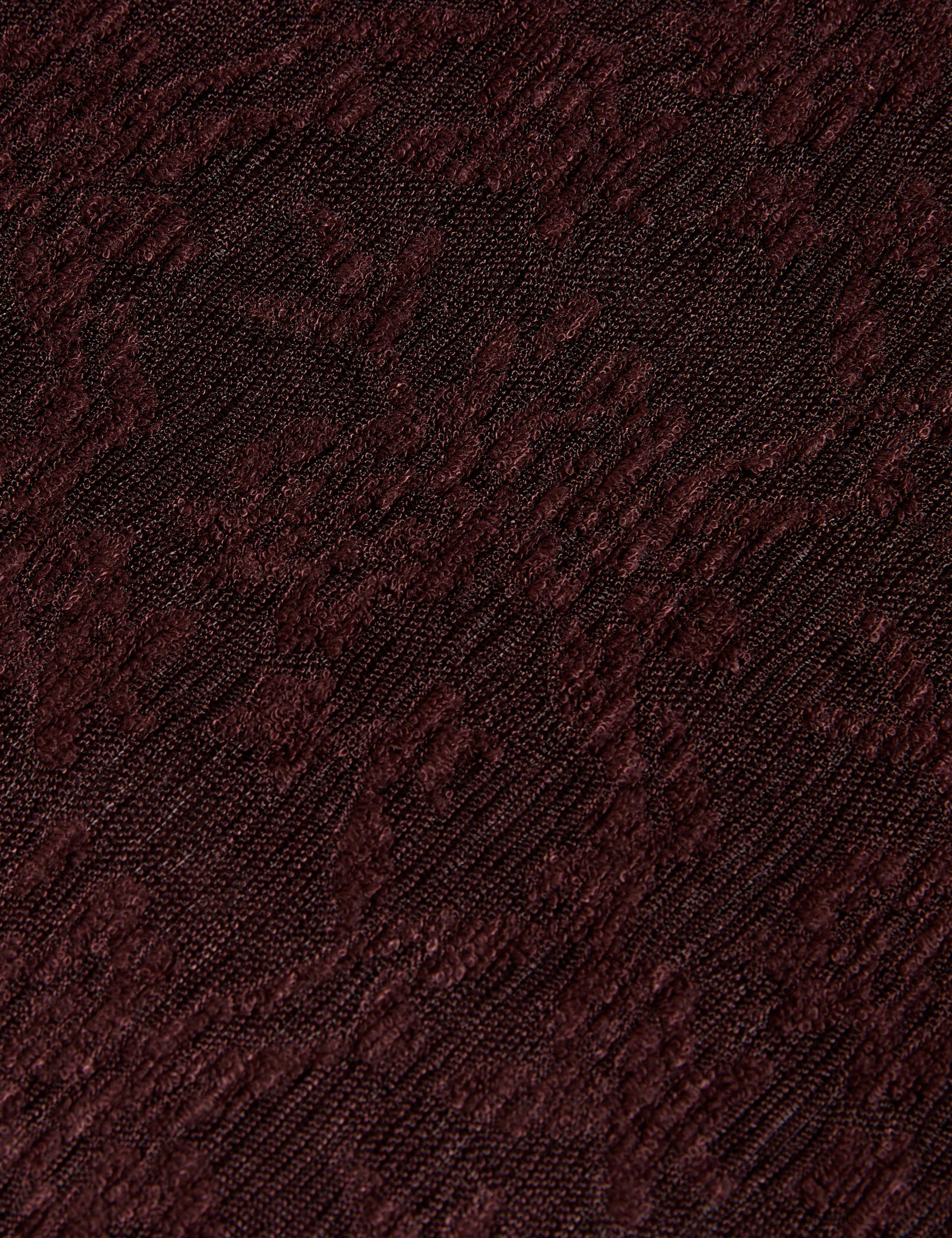 Long Sleeve Floral Mesh Slash Neck Top 6 of 6