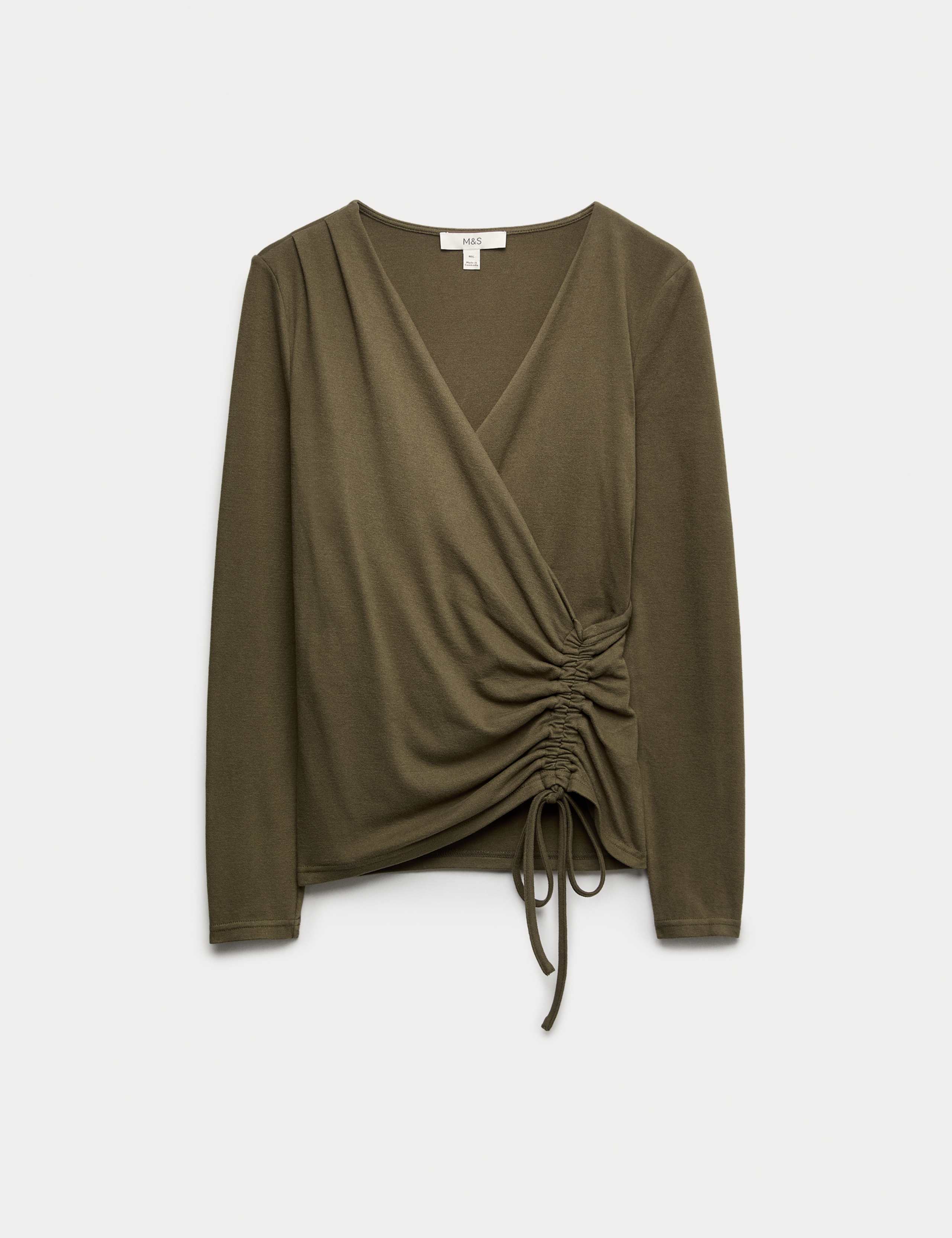 Cosy Ruched Front Top with Stretch 2 of 5