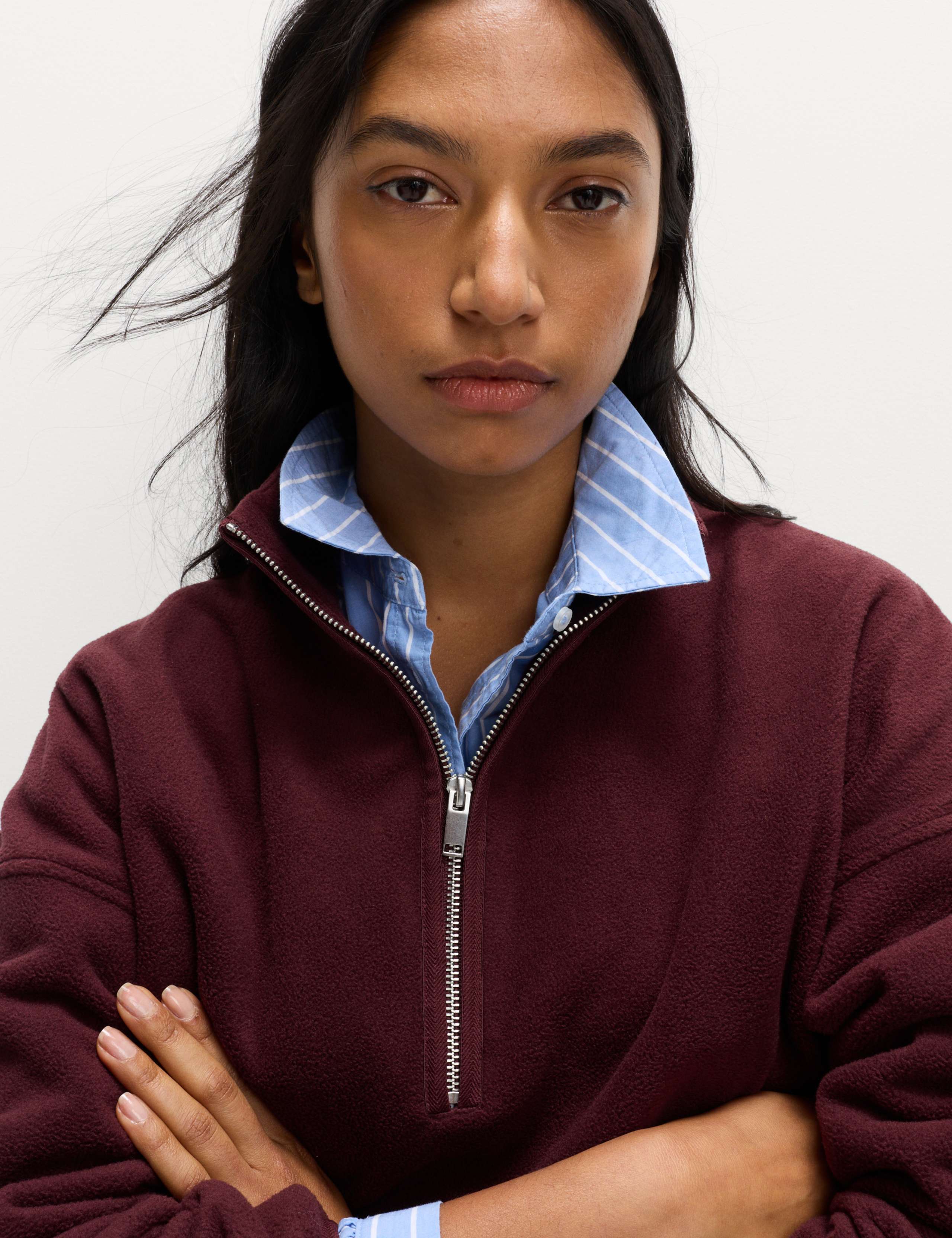 Fleece Half Zip Sweatshirt 4 of 5