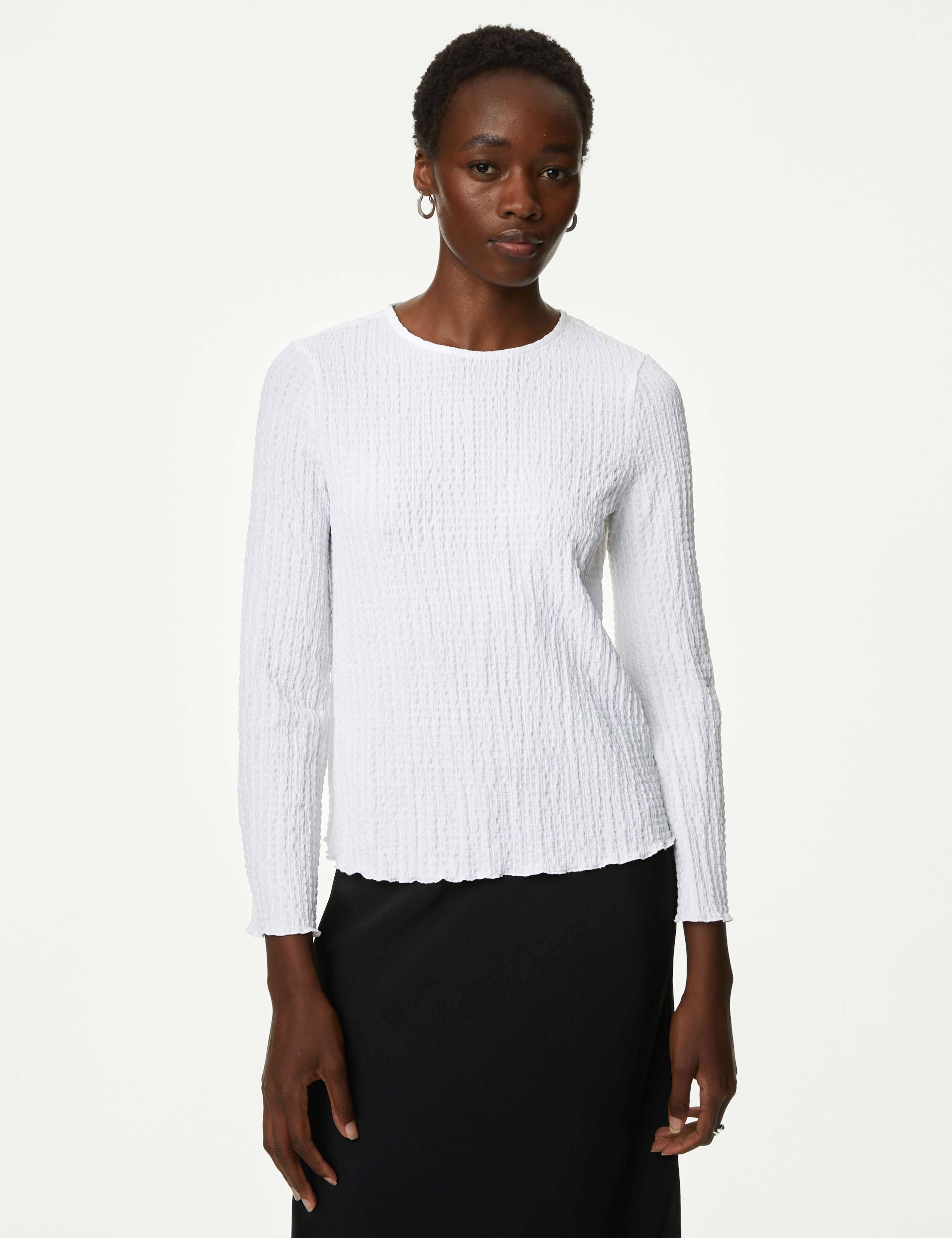 Textured Fitted Top 2 of 4