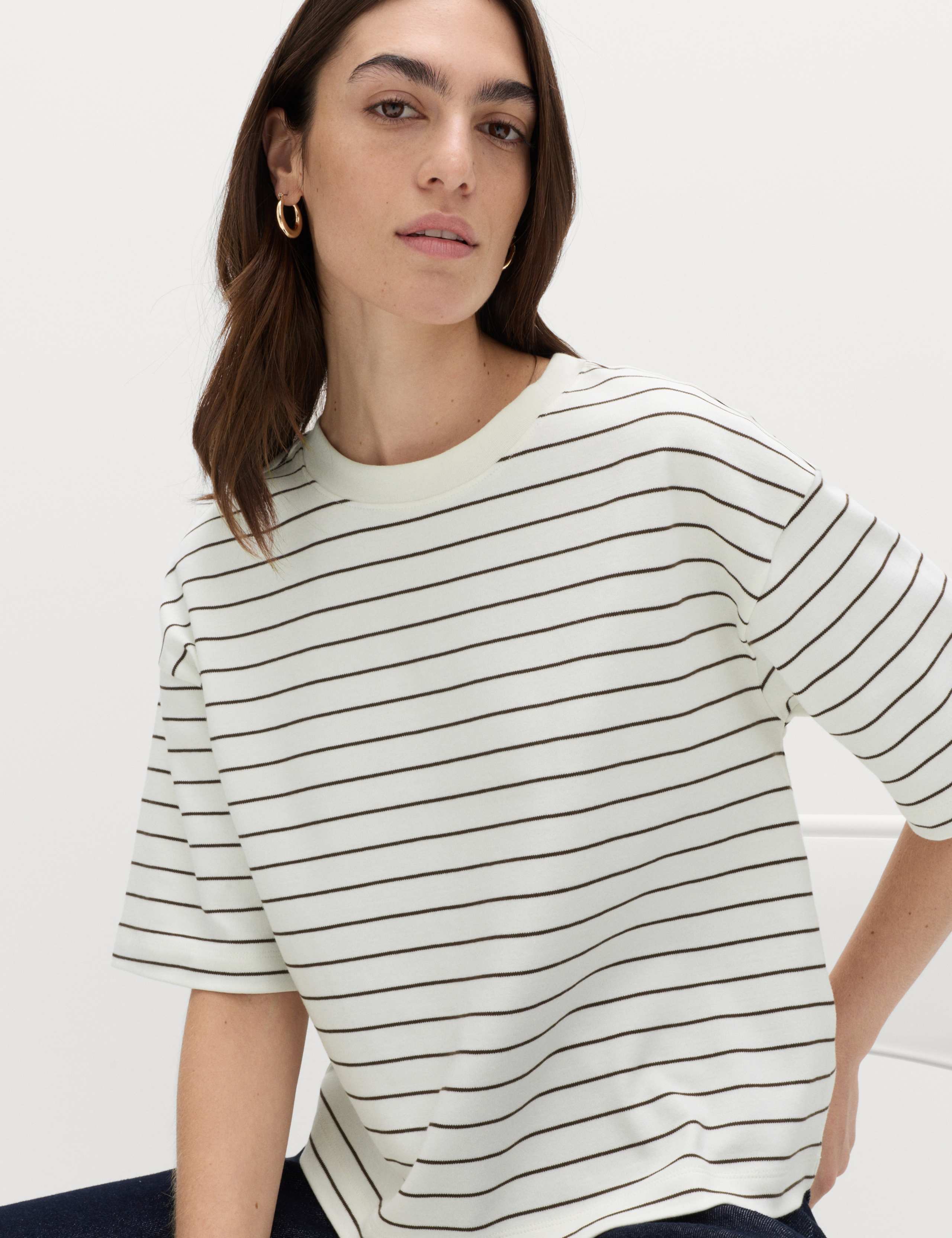 Pure Cotton Heavyweight Boxy Top 5 of 5