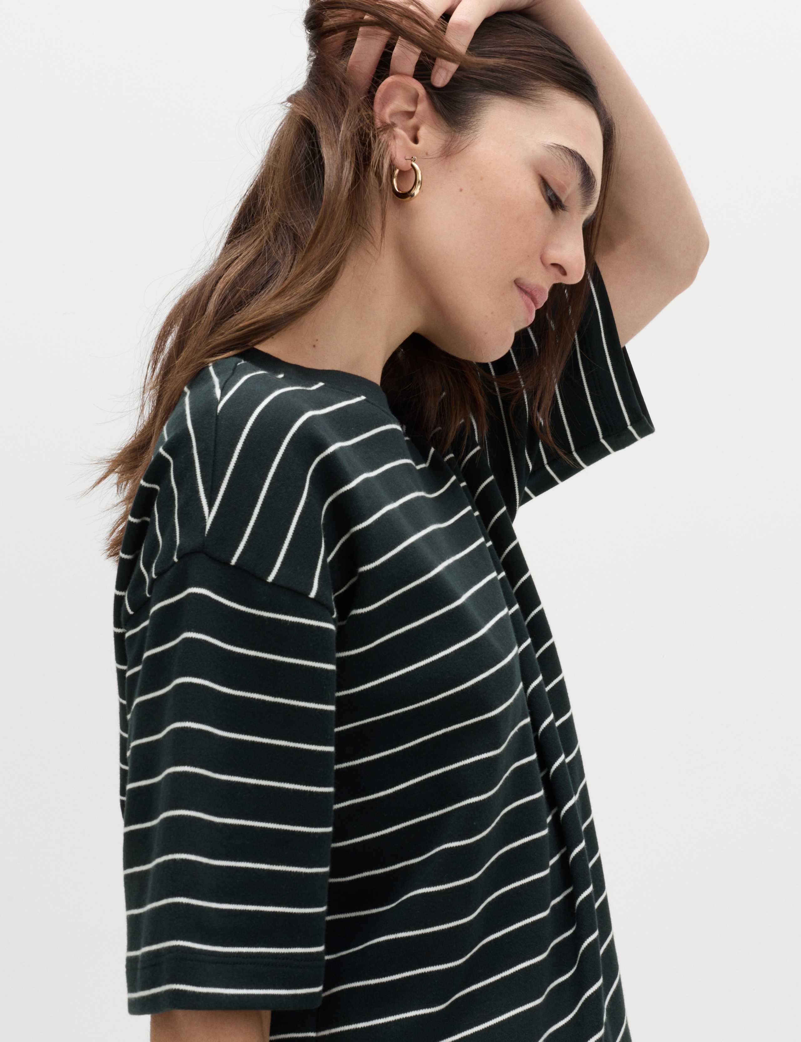 Pure Cotton Heavyweight Boxy Top 3 of 5