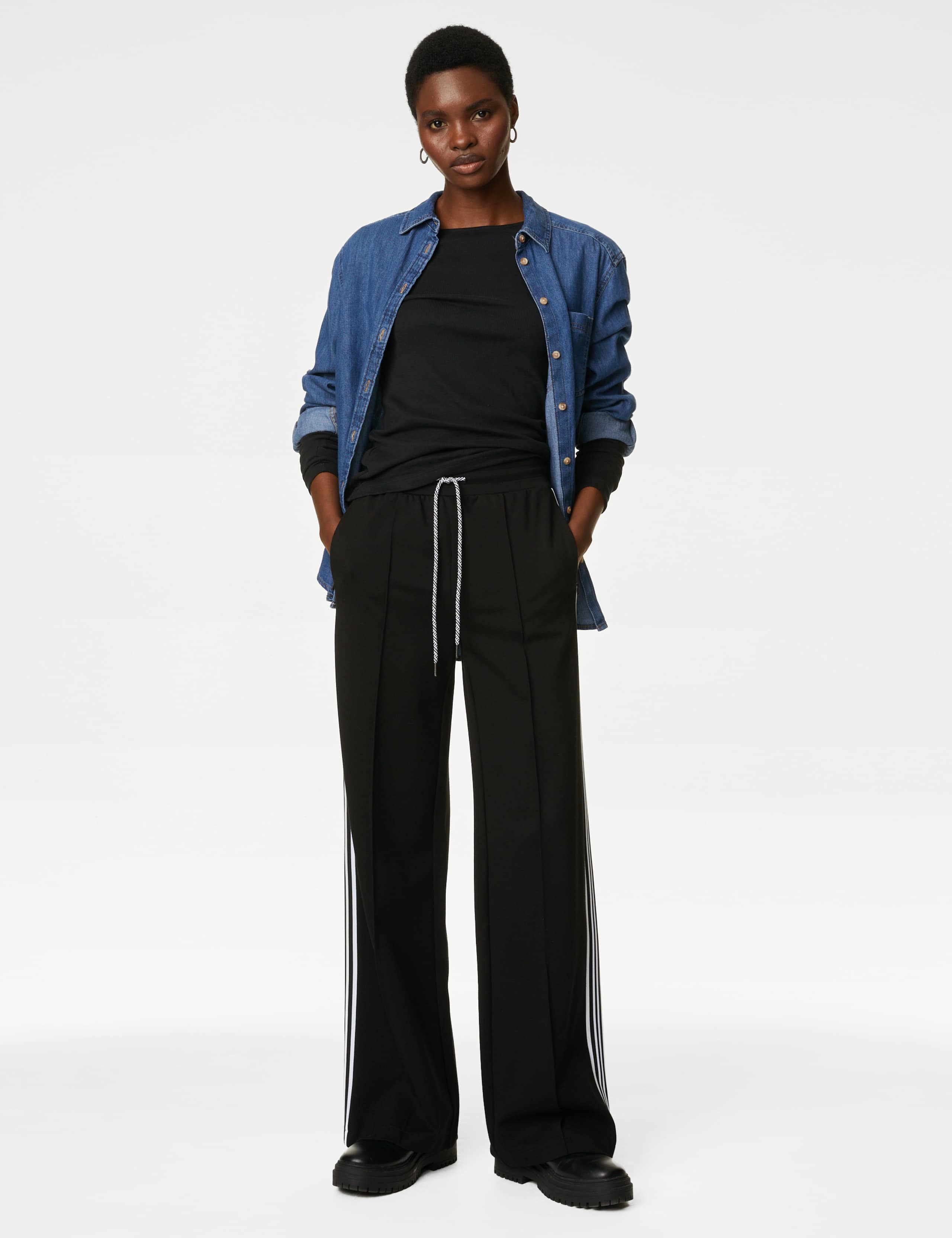 Cotton Rich Ribbed Slim Fit Top 3 of 5