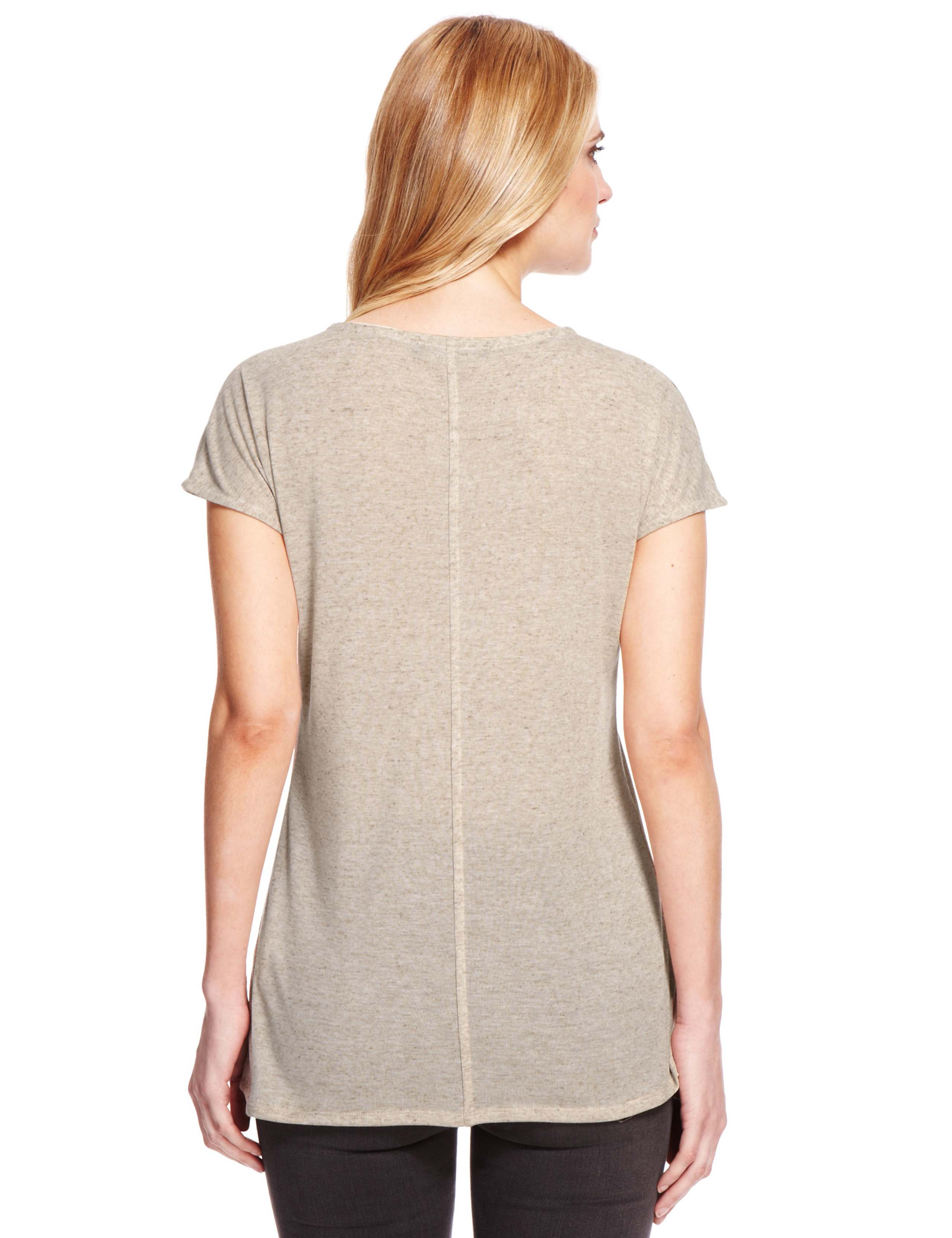 Floral Top with Linen 5 of 5