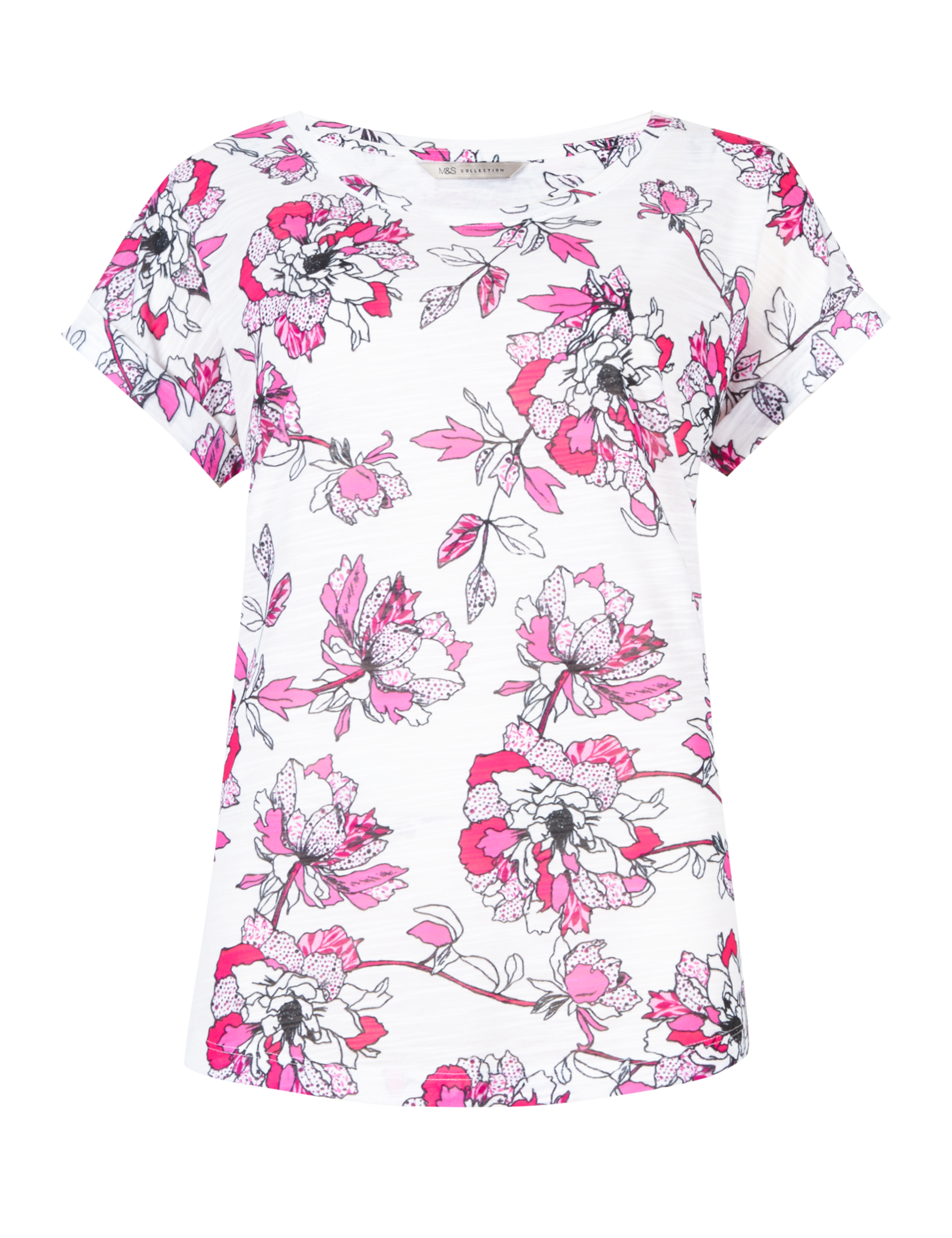 Fashion Targets Breast Cancer Floral T-Shirt 2 of 3