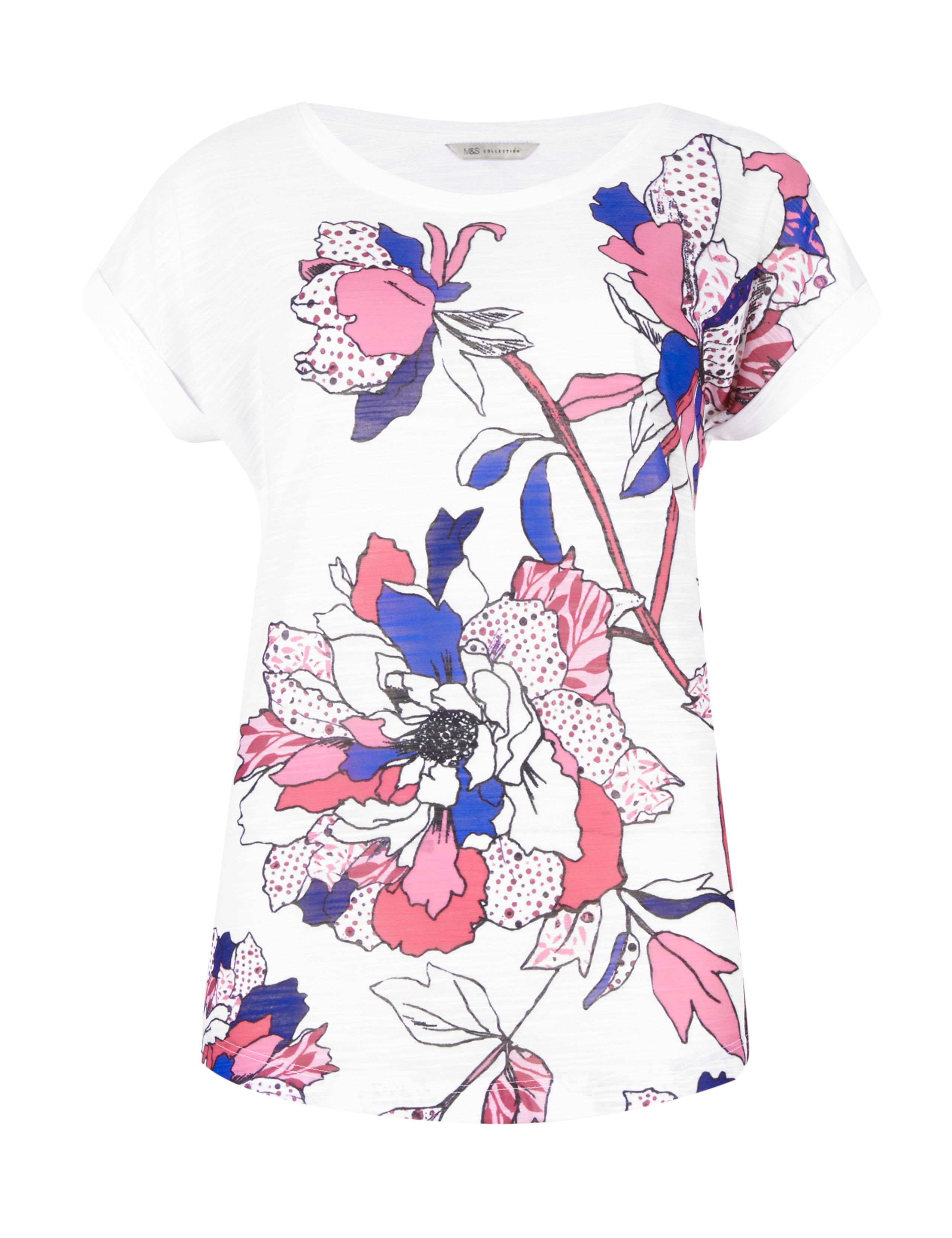 Fashion Targets Breast Cancer Floral T-Shirt 2 of 4