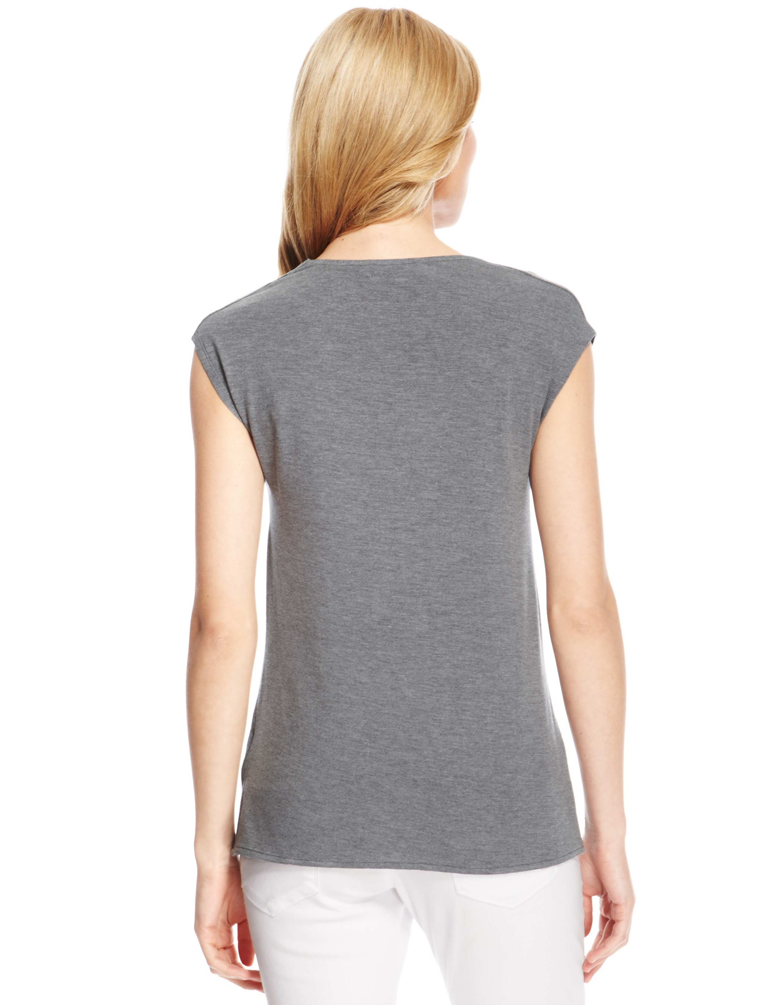 Cowl Neck Top with Cashmere 4 of 4