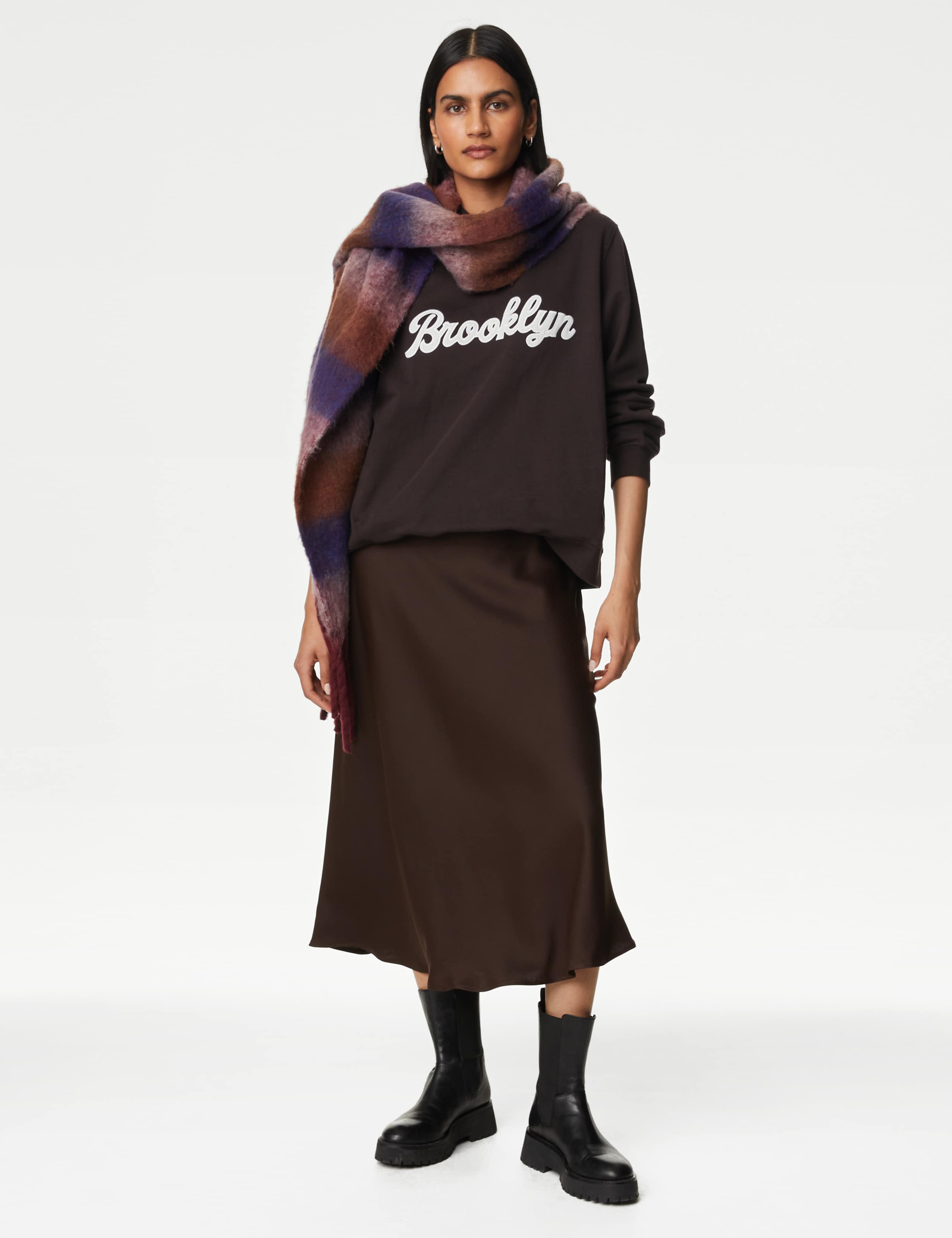 Cotton Rich Slogan Hoodie 3 of 6