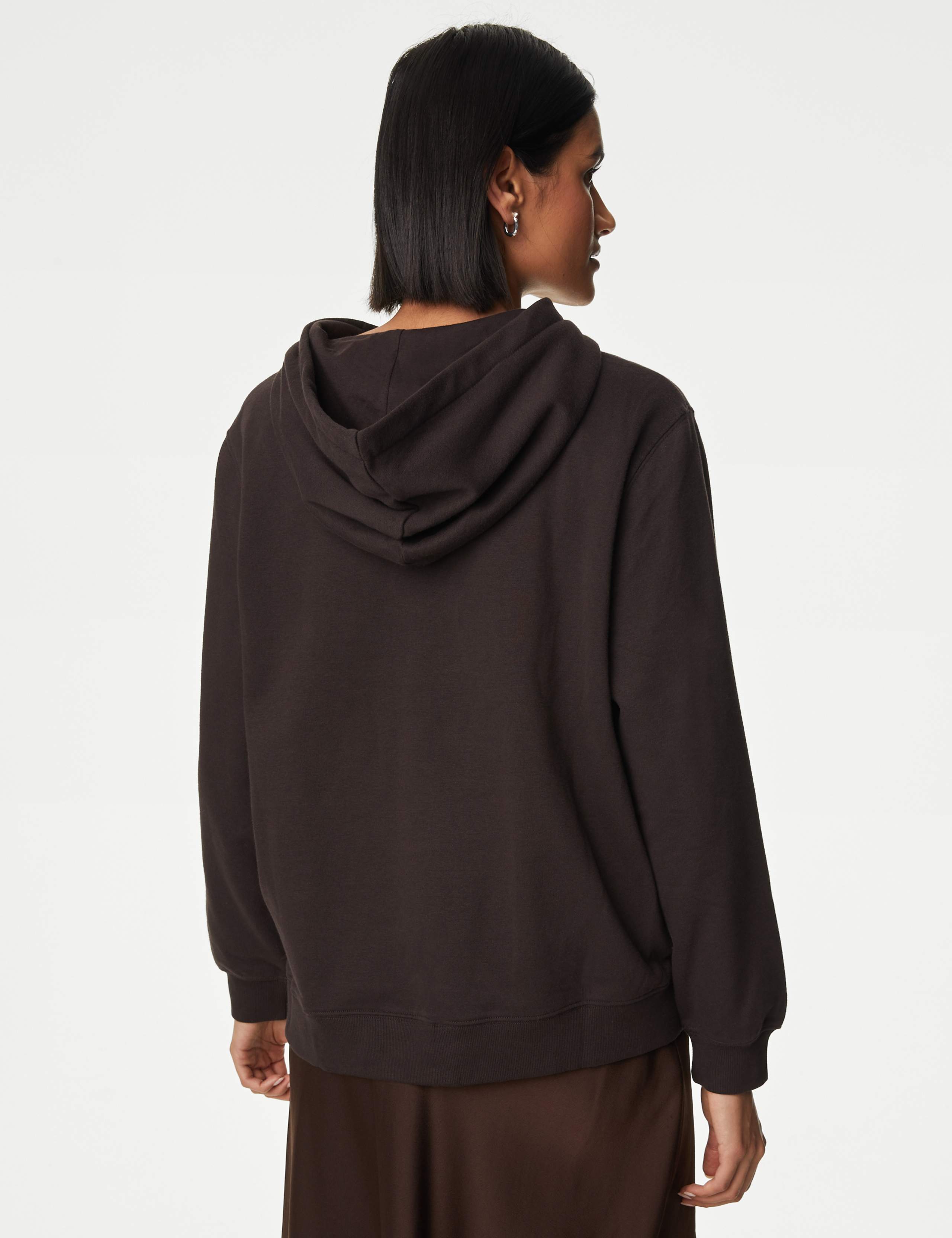 Cotton Rich Slogan Hoodie 5 of 6
