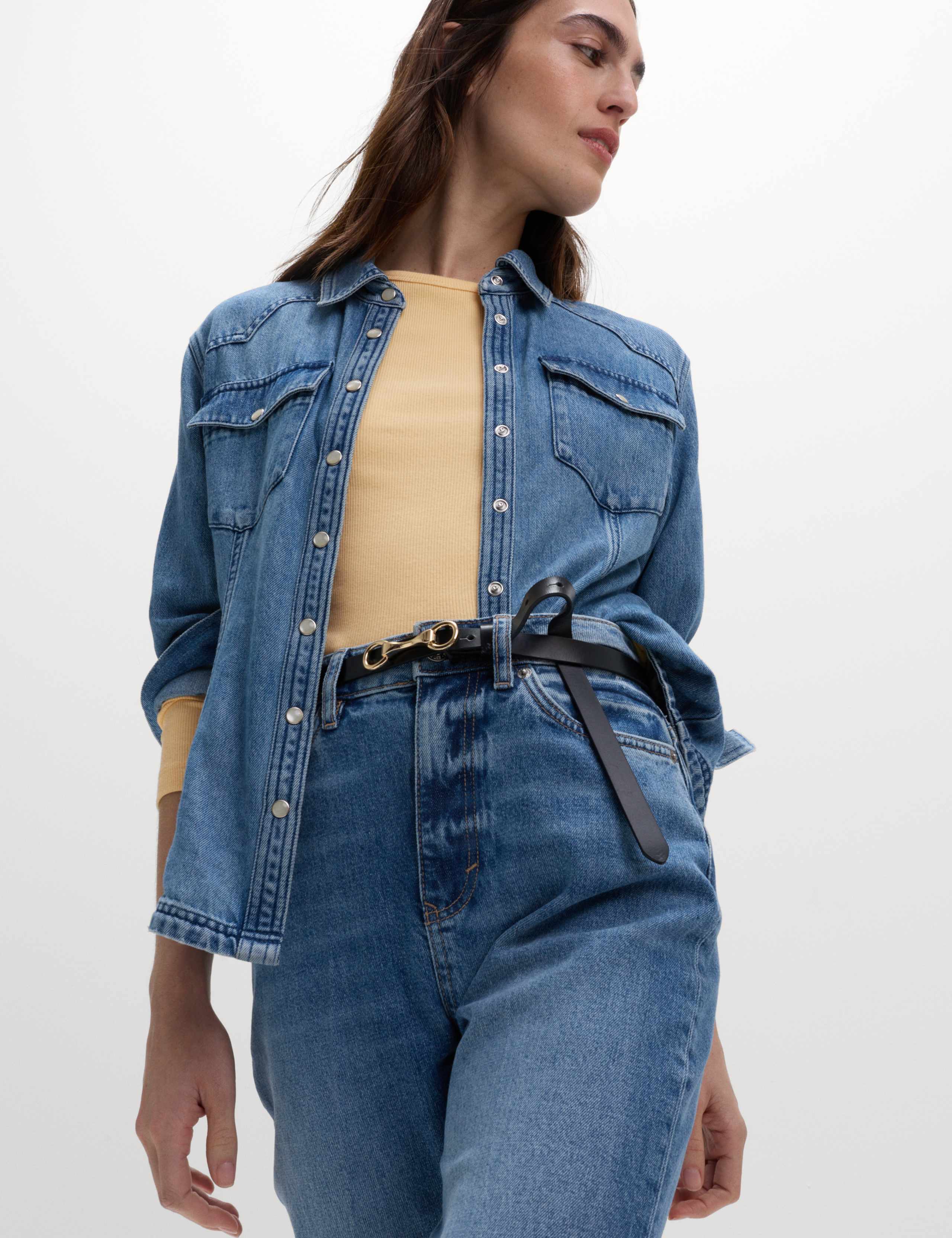 Cotton Rich Ribbed Top 3 of 5